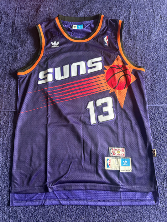 Phoenix Suns M&N NBA HardWood Classics Basketball Vest Large Nash 13