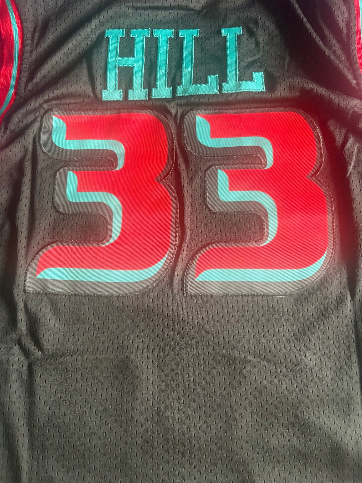 Detroit Pistons NBA HardWood Classics Basketball Vest Large Hill 33