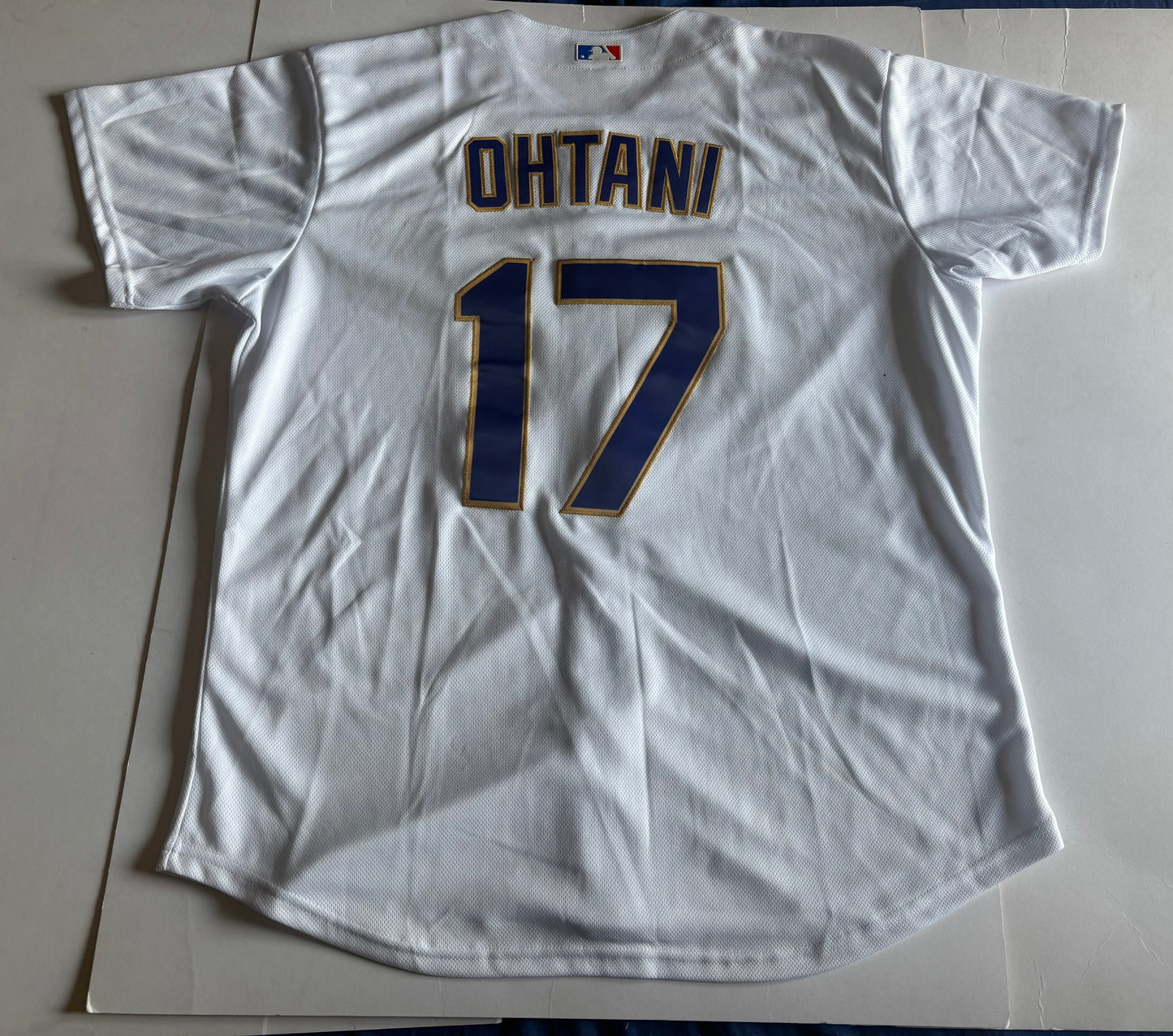 Los Angeles Dodgers Ohtani MLB Baseball Shirt 17 White Large
