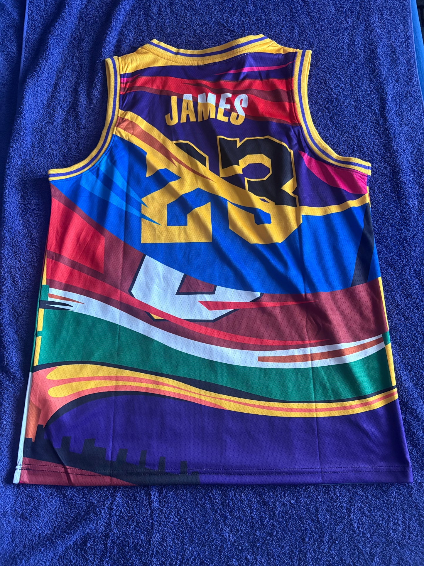 Lebron James M&N NBA HardWood Classics Basketball Vest Large