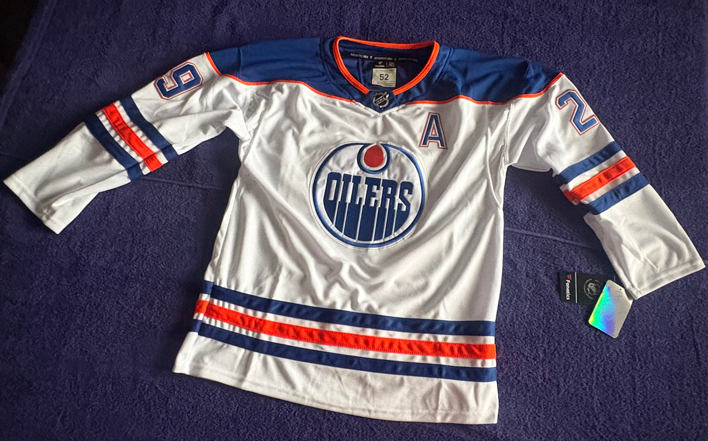 Edmonton Oilers NHL Shirt Size 52 Draisaitl 29 A