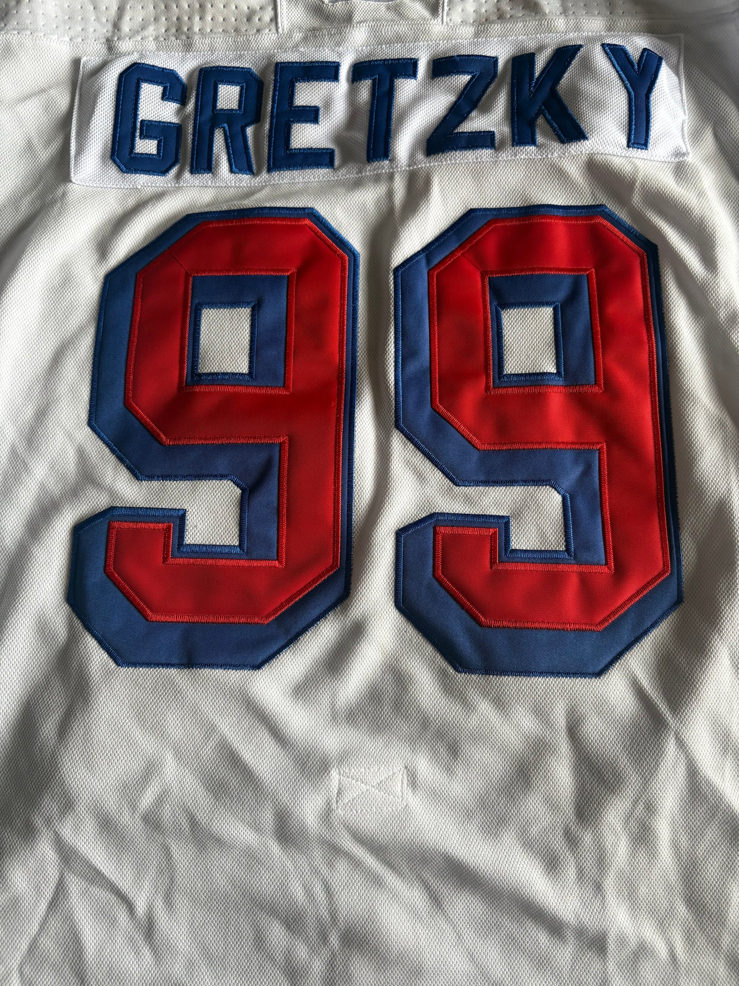 New York Rangers NHL Shirt Size Large Gretzky 99 C White