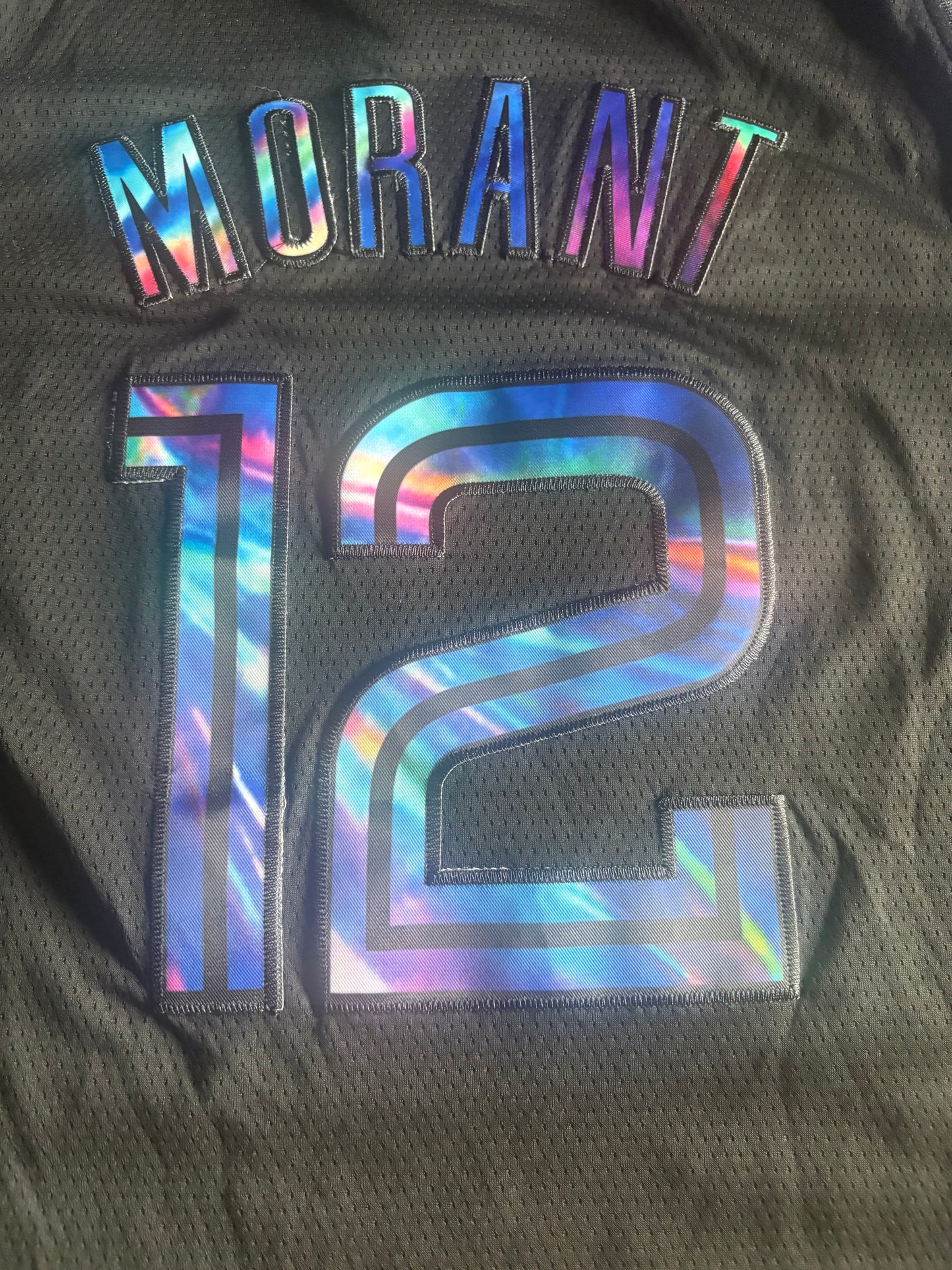 Memphis Grizzlies Fan Retro Basketball Vest Large Morant 12