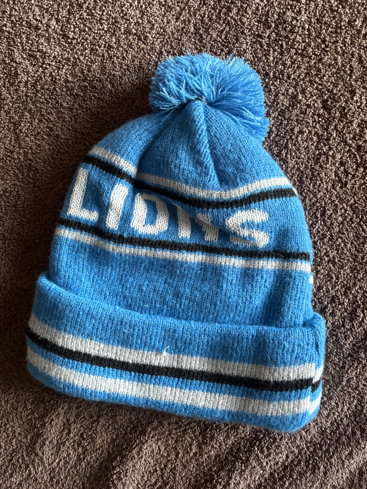 Detroit Lions NFL Bobble Beanie Multi Colour With Tags on