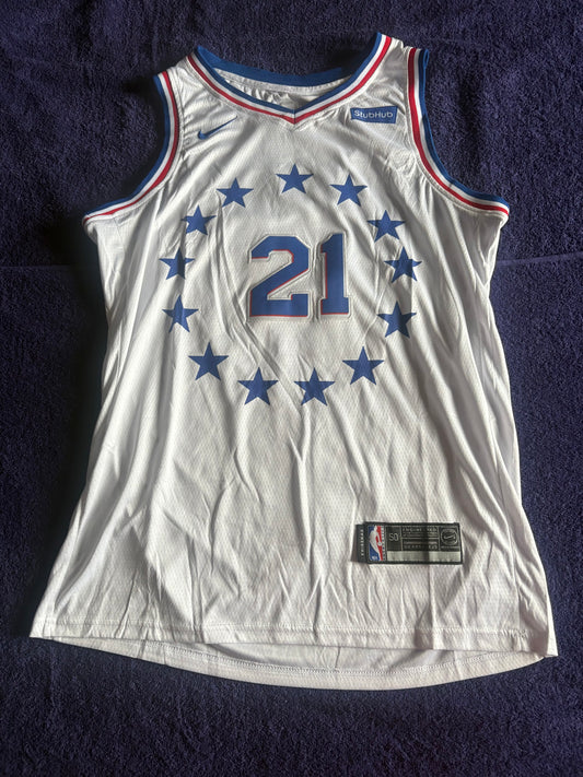 Philadelphia 76ers Fan NBA Basketball Vest Size 50 Embiid 21