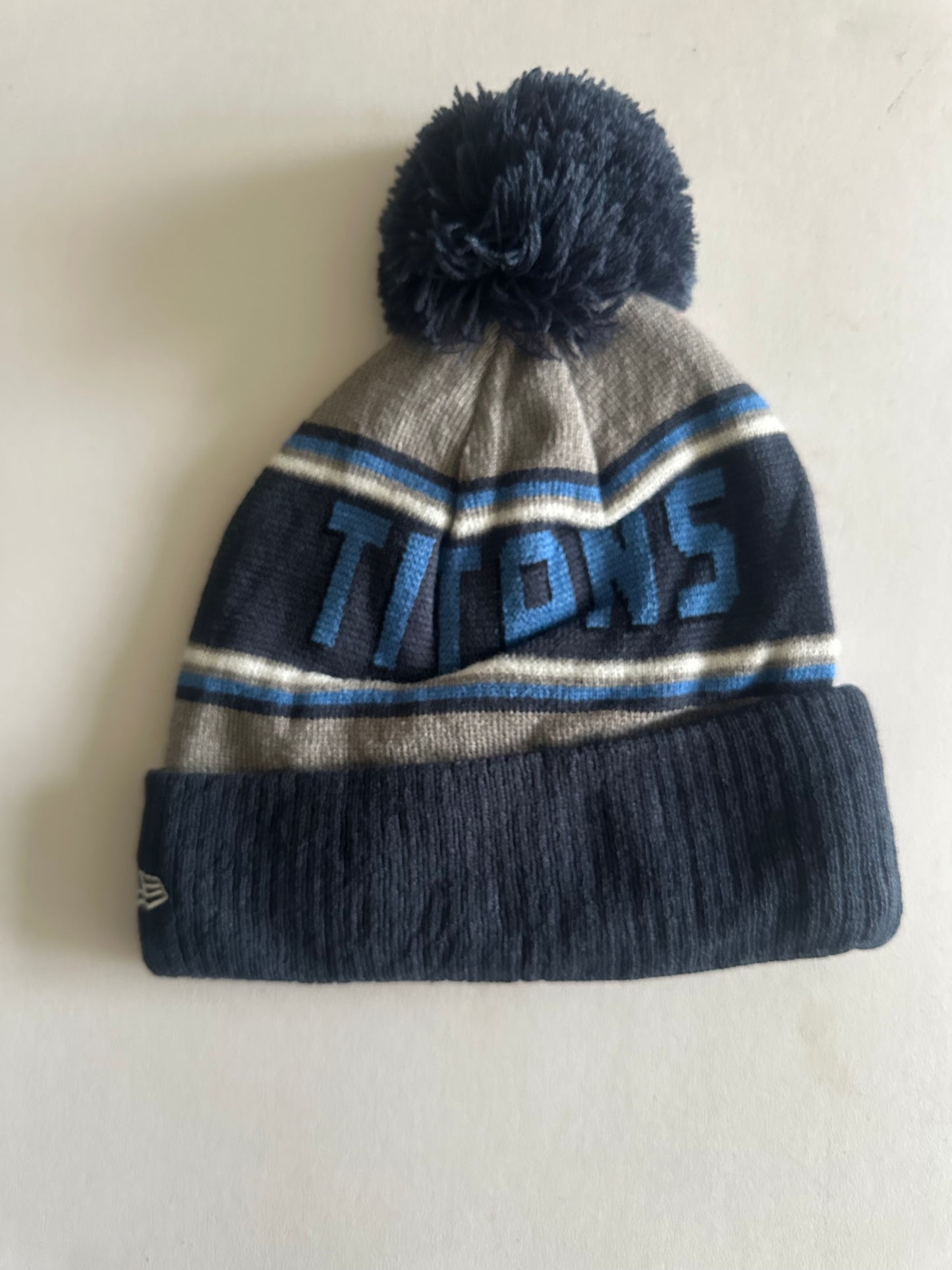 Tennessee Titans NFL Bobble Beanie Multi Colour With Tags on