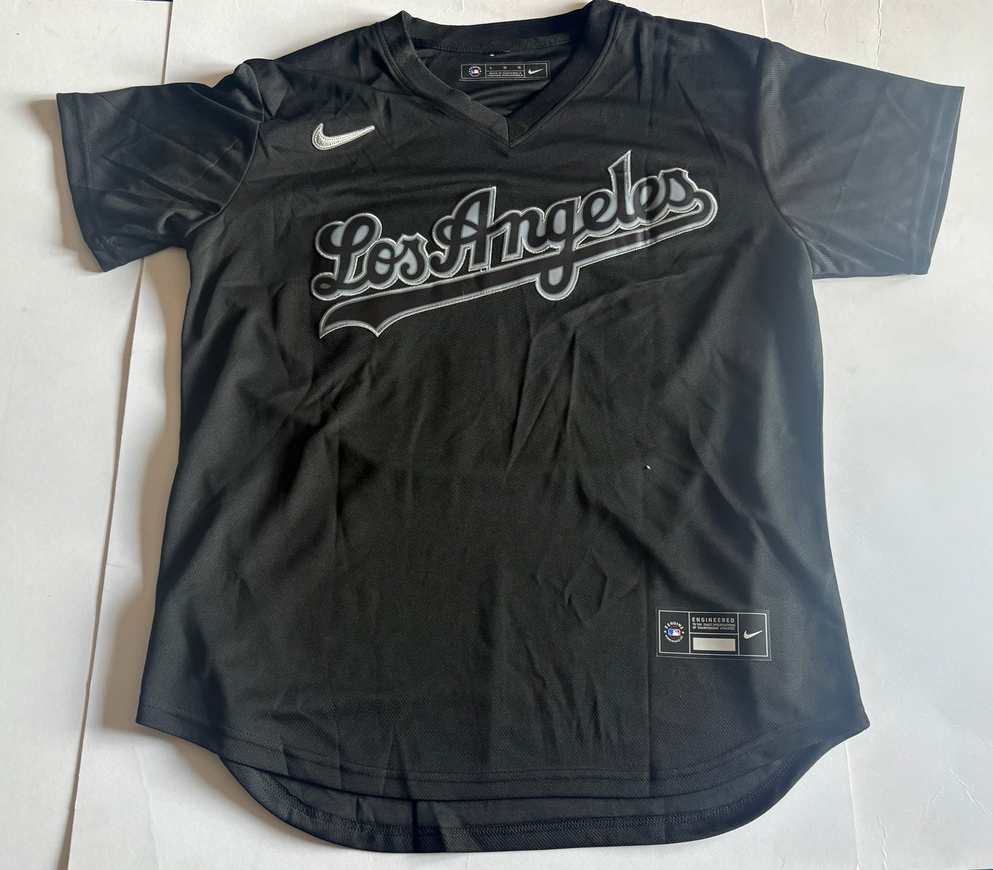 Los Angeles Dodgers Betts MLB Baseball Shirt 50 Black Large