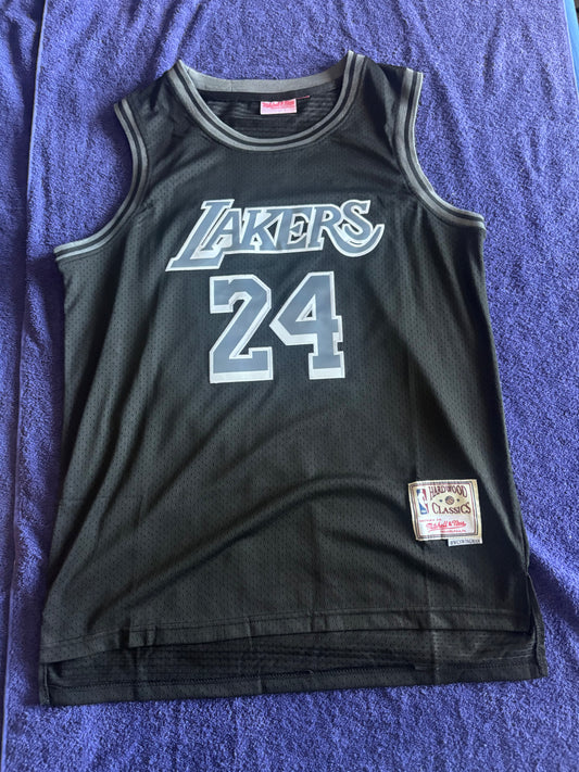 Los Angeles Lakers M&N NBA HardWood Classics Basketball Vest Large Bryant 24