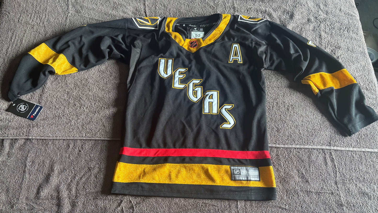 Las Vegas Golden Knights NHL Shirt Size 52 Black Pietrangelo 7