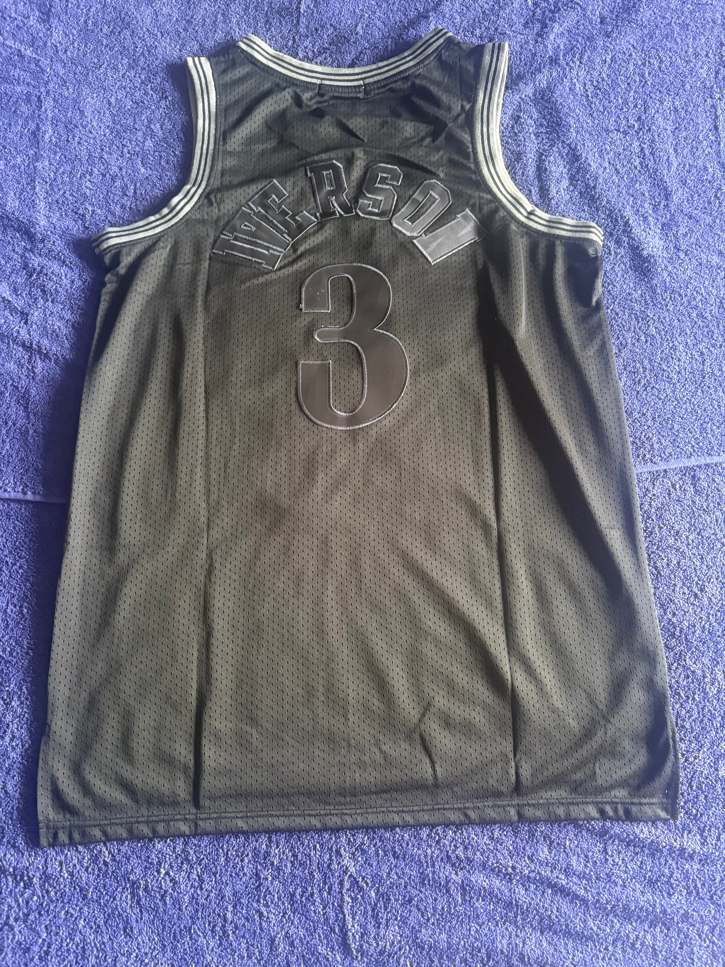 Philadelphian76ers NBA HardWood Classics Basketball Vest Large Iverson 3