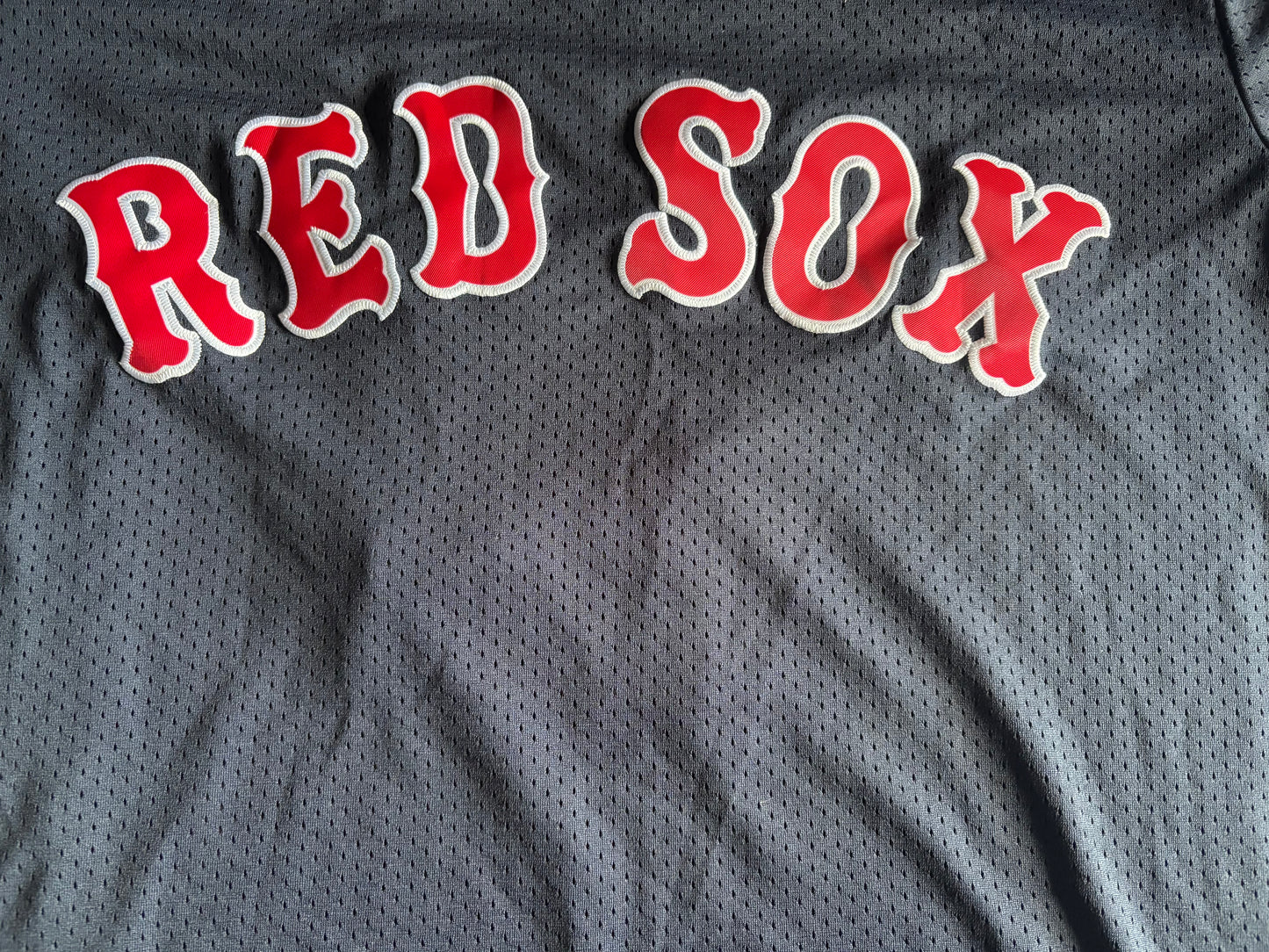 Boston Red Sox MLB Baseball Shirt Large Cooperstown Collection Williams Large 9 Blue