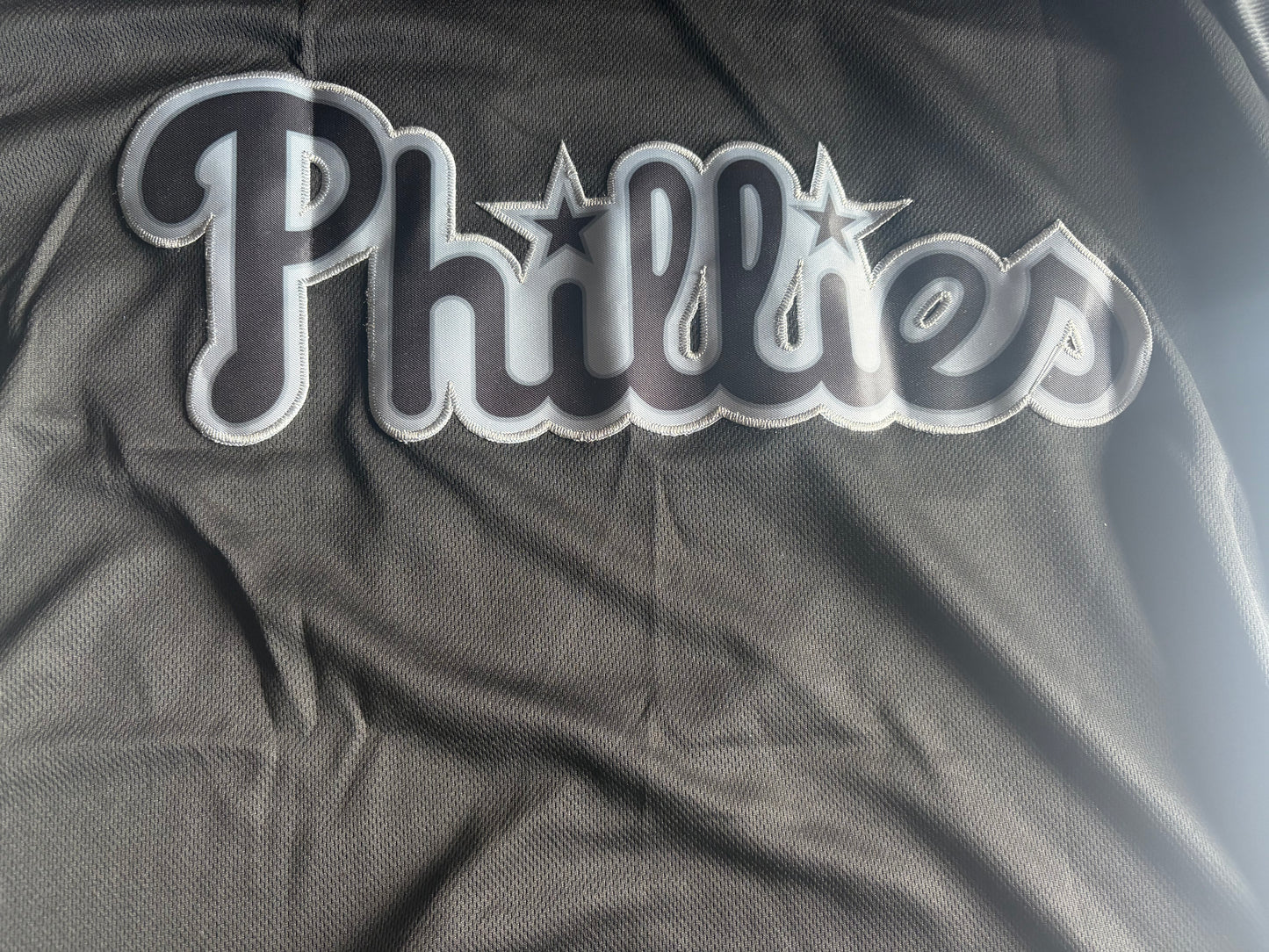 Philadelphia Phillies Harper MLB Baseball Shirt Black 3 Large