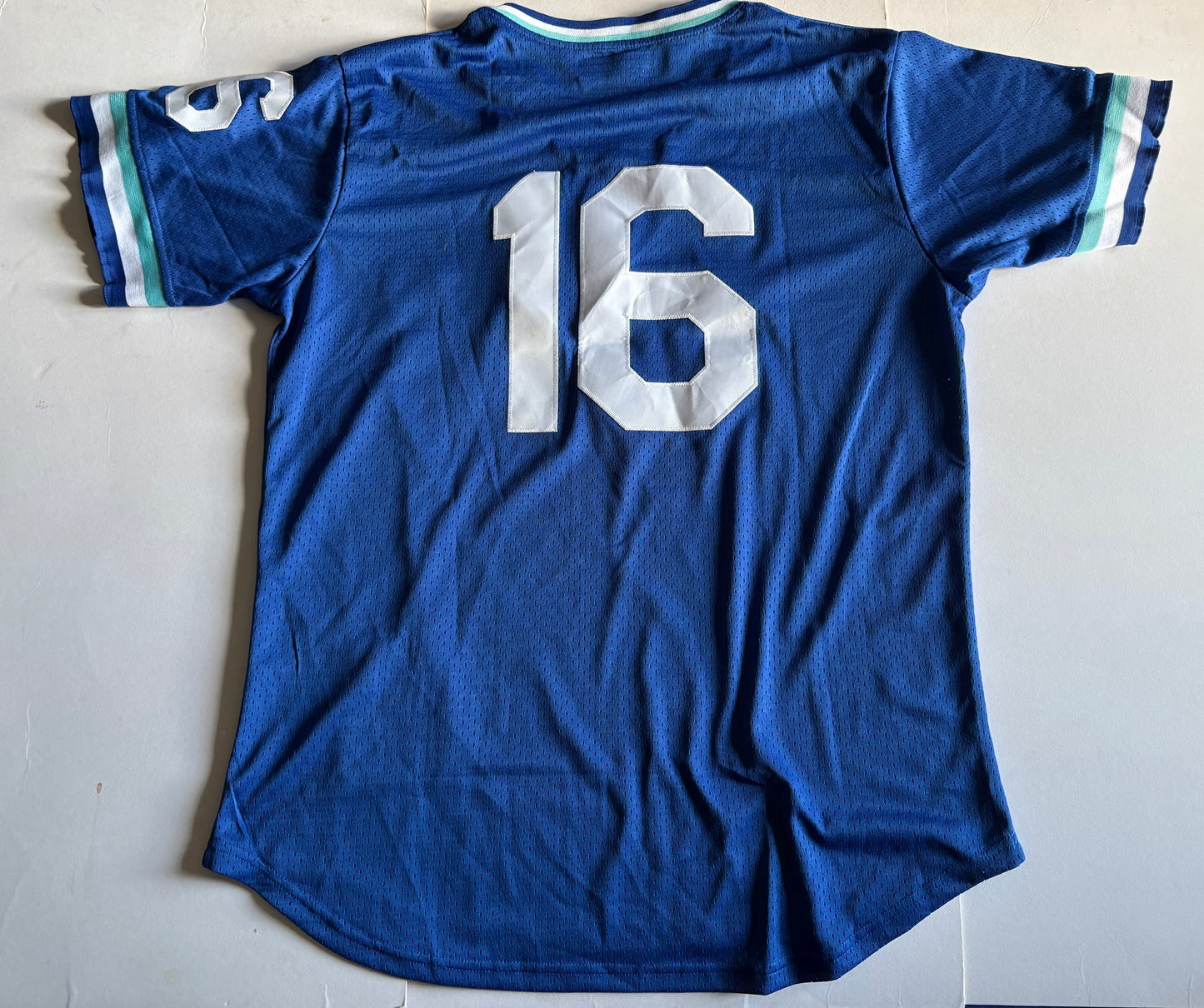 Kansas City Royals MLB Baseball Shirt Large Cooperstown Collection Blue 16 Bo Jackson