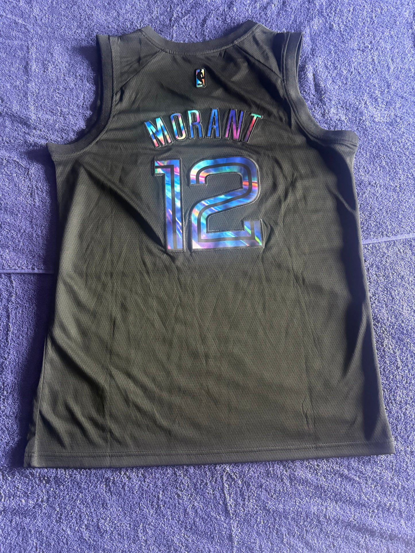 Memphis Grizzlies Fan Retro Basketball Vest Large Morant 12