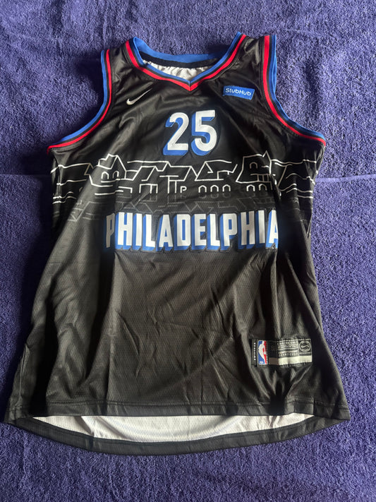 Philadelphia 76ers Fan NBA Basketball Vest Size 50 Simmons 25