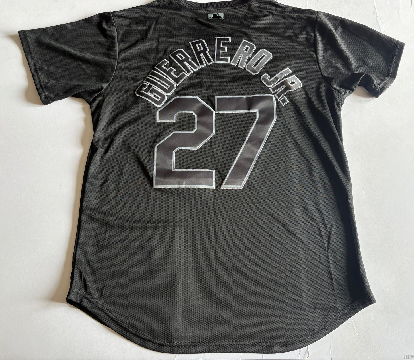 Toronto Blue Jays MLB Baseball Shirt Large Guerrero JR 27 Black