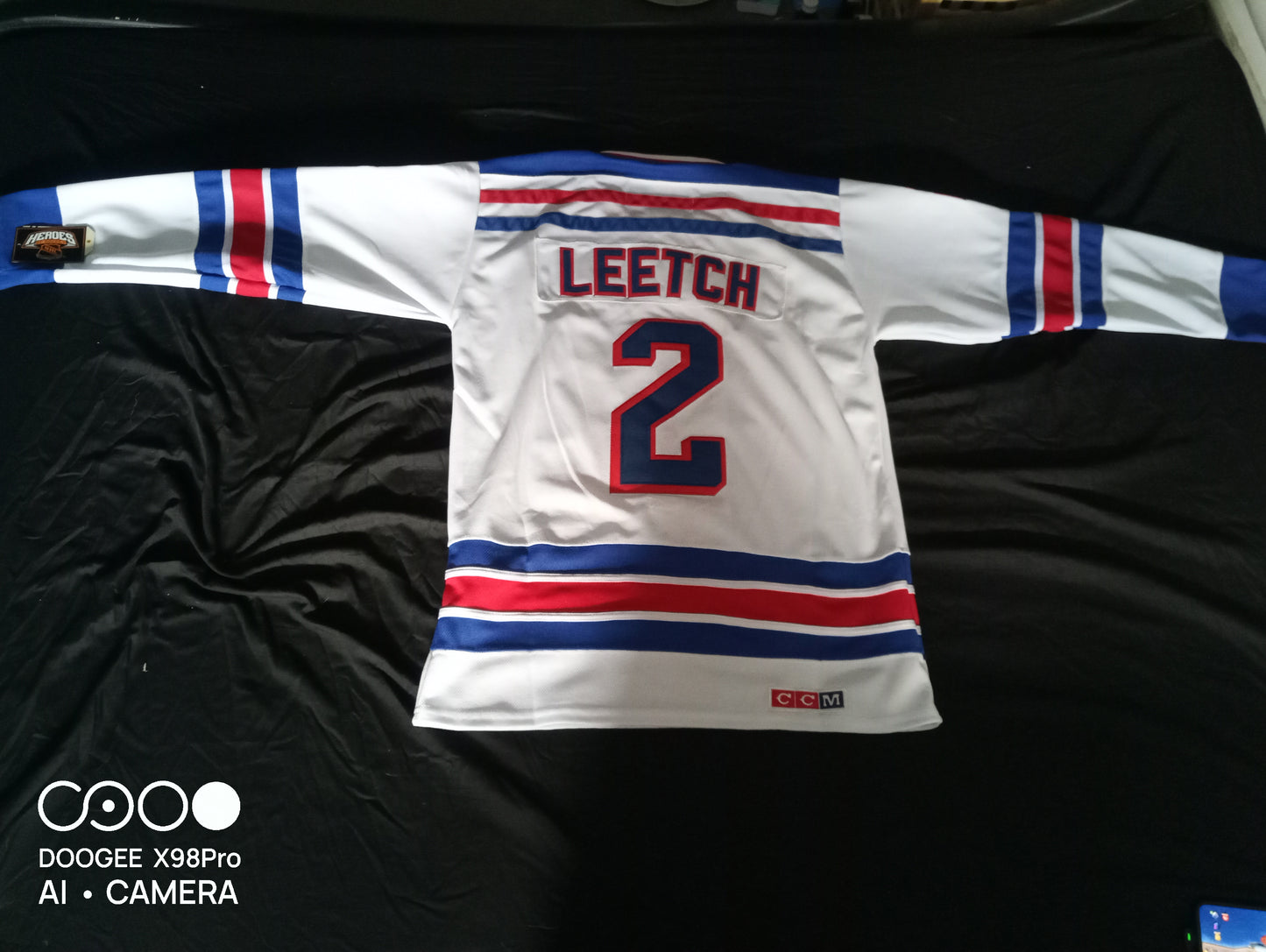 CCM New York Rangers Leetch Shirt White Large