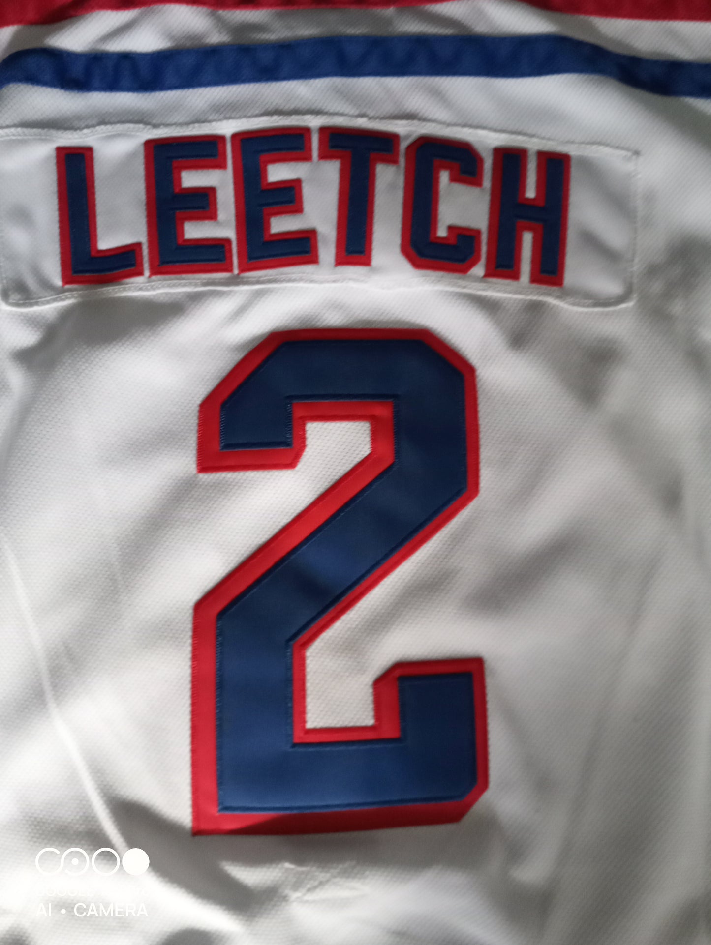 CCM New York Rangers Leetch Shirt White Large