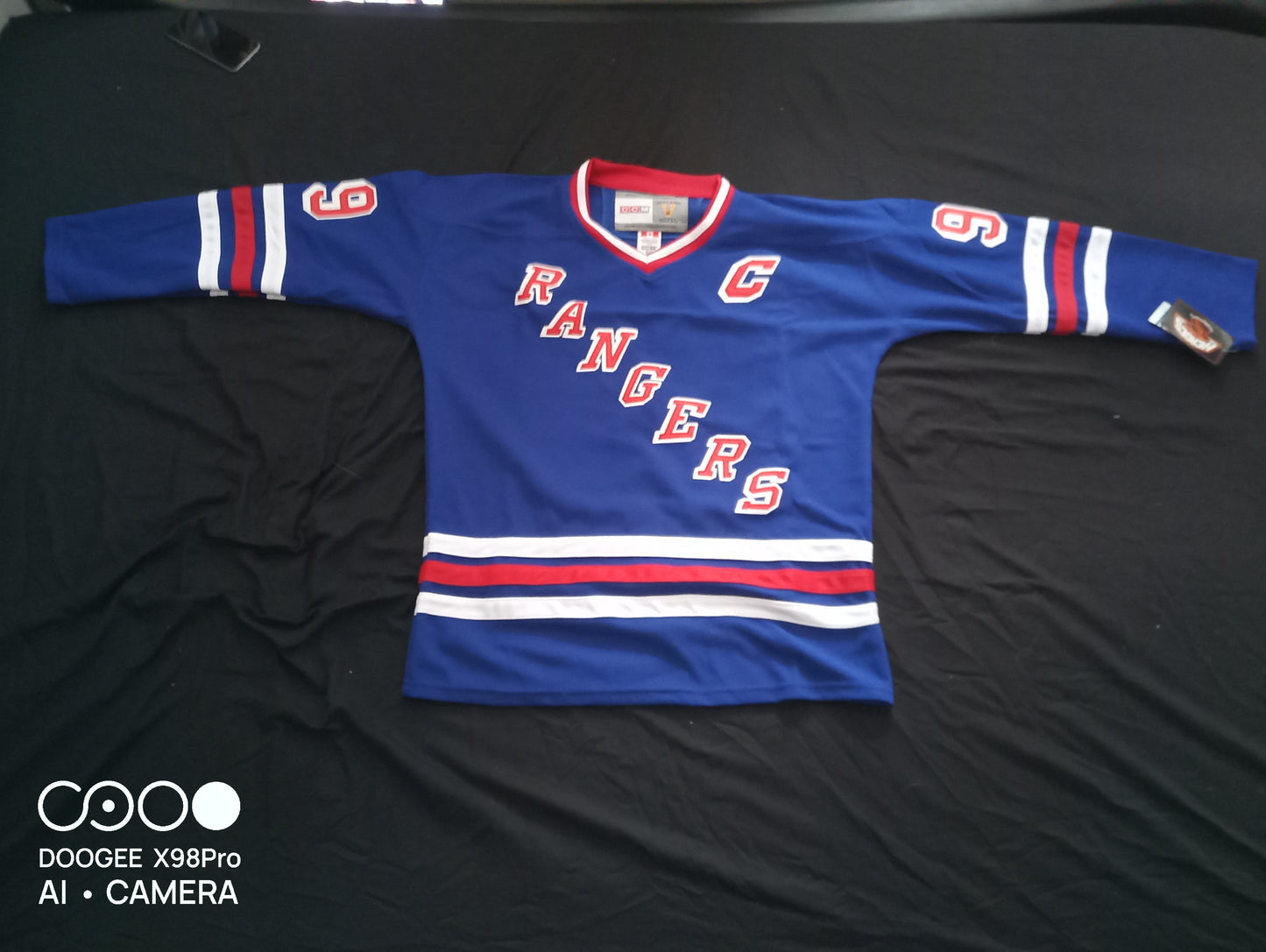 CCM New York Rangers Gretzky Shirt Blue Large