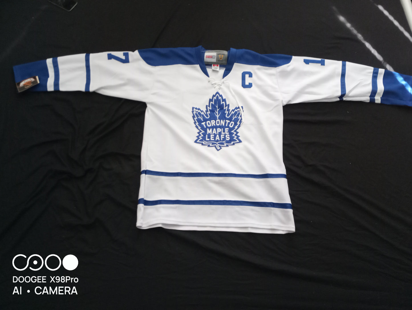 CCM Toronto Maple Leafs Clark Shirt Blue Large