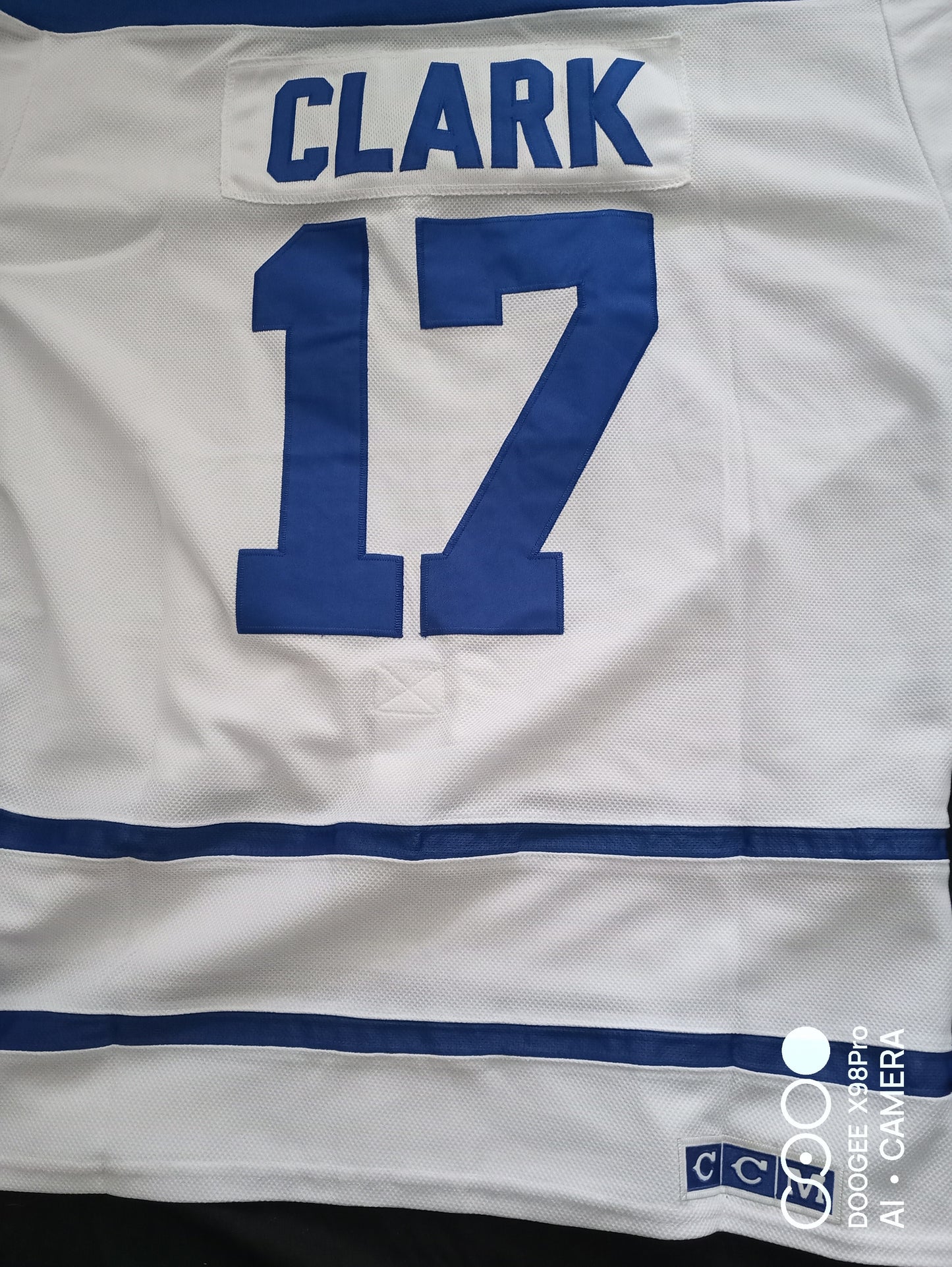 CCM Toronto Maple Leafs Clark Shirt Blue Large