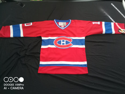 CCM Montreal Canadiens LaFleur Shirt Large Red