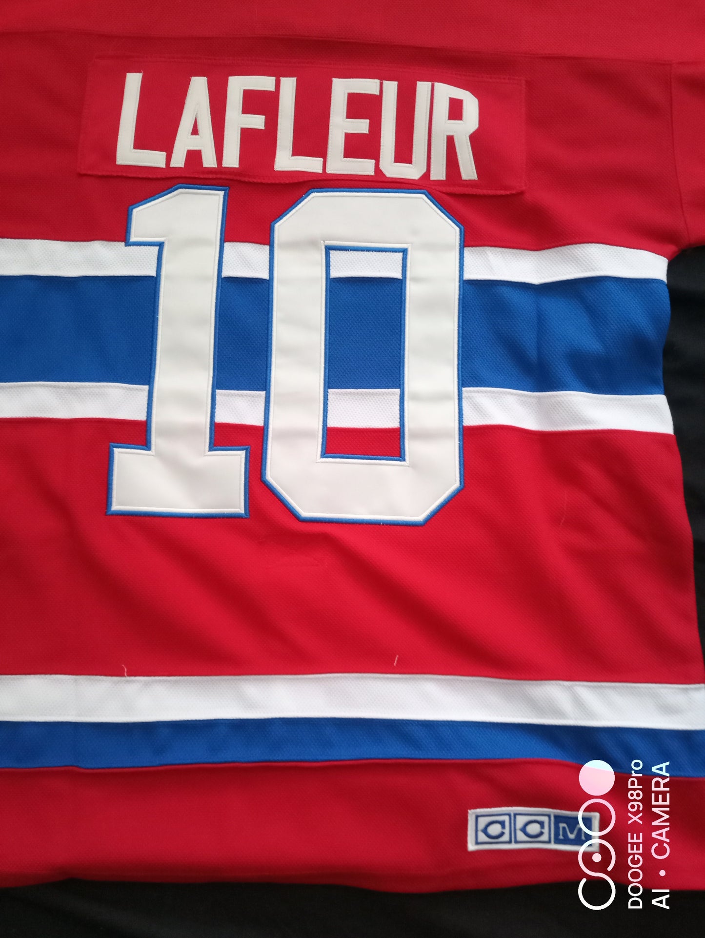 CCM Montreal Canadiens LaFleur Shirt Large Red