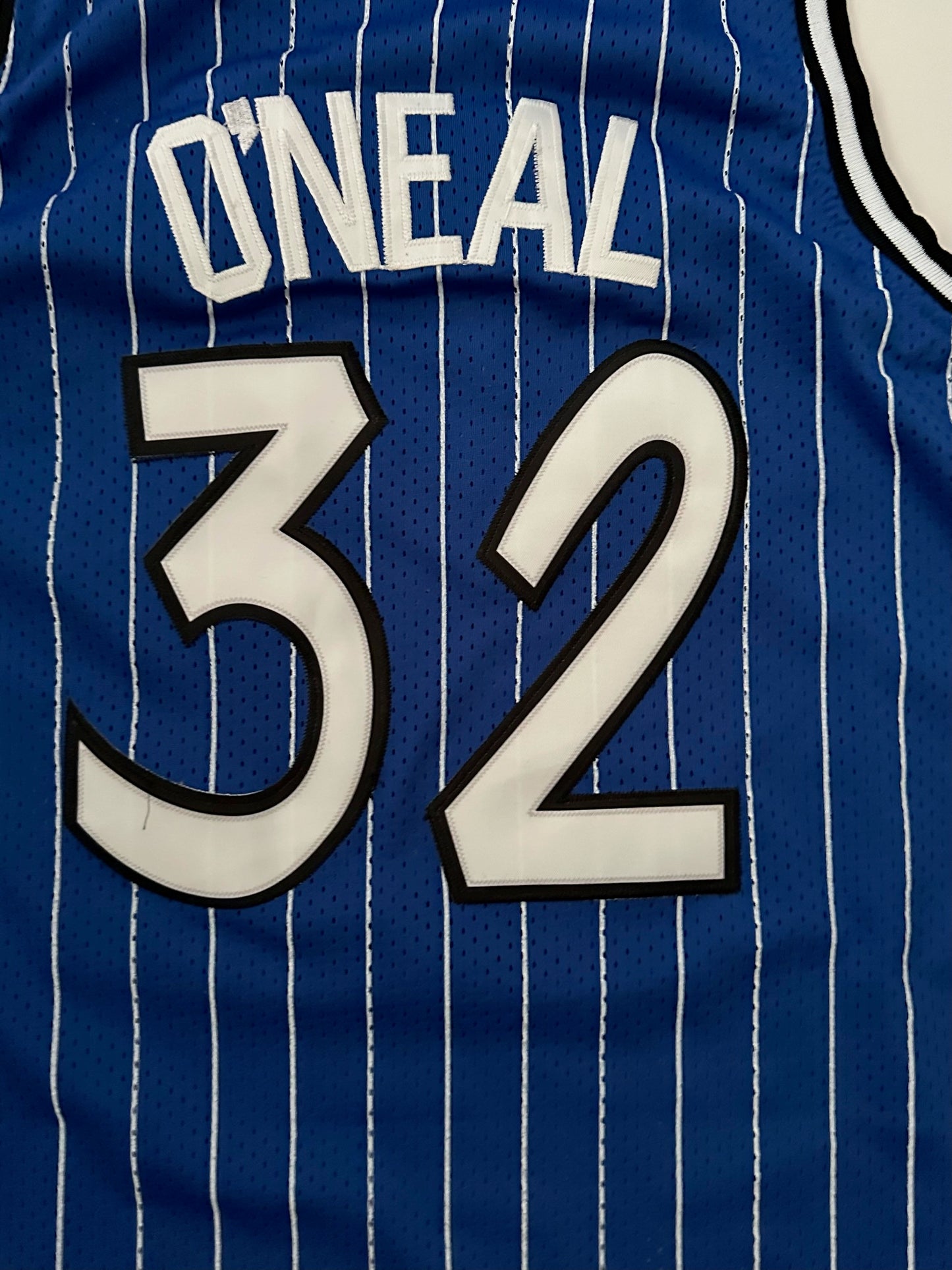 Orlando Magic NBA Hardwood Classics Basketball Vest Large O'Neal 32 Blue