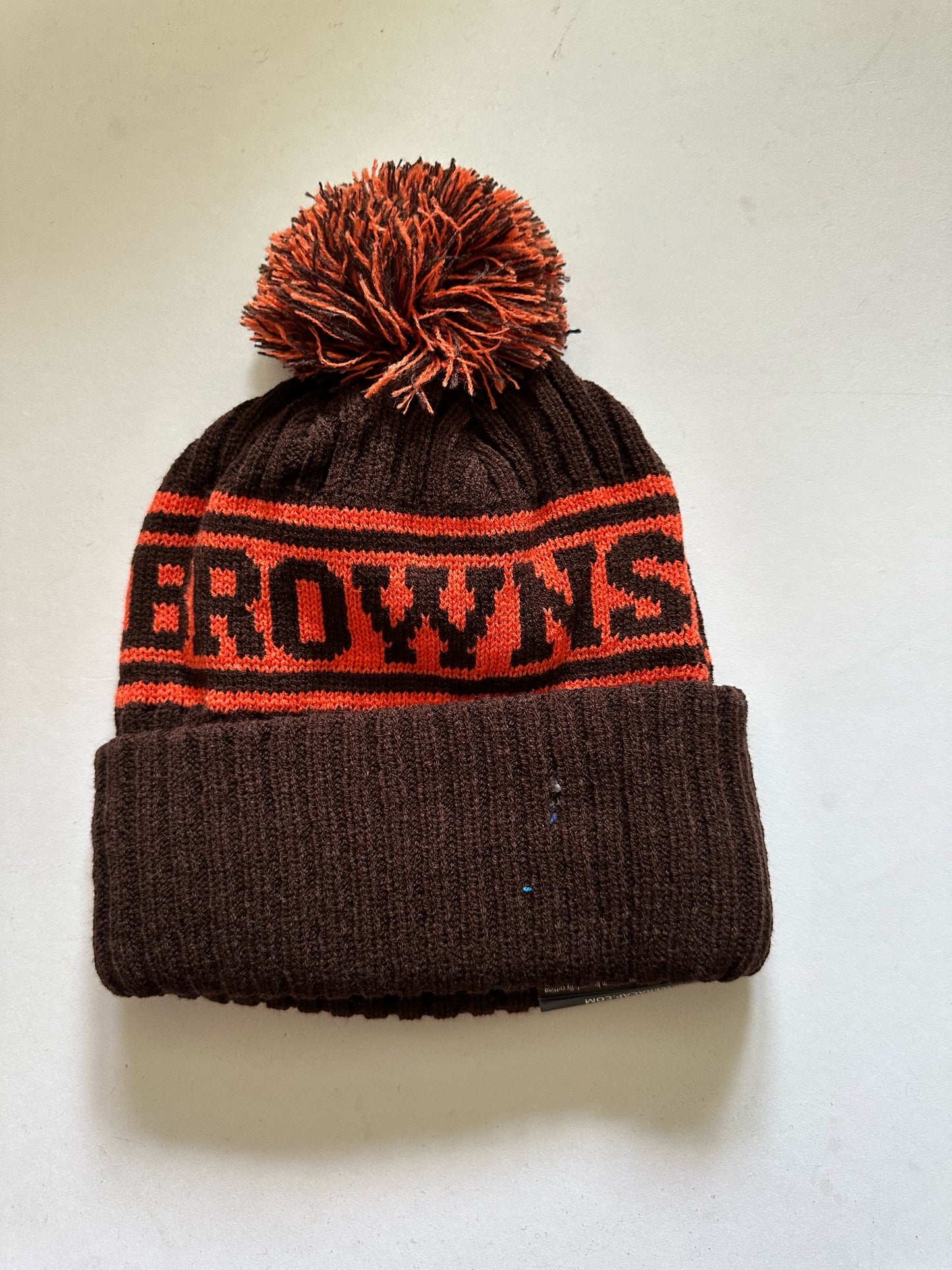Cleveland Browns NFL Bobble Beanie Multi Colour With Tags on