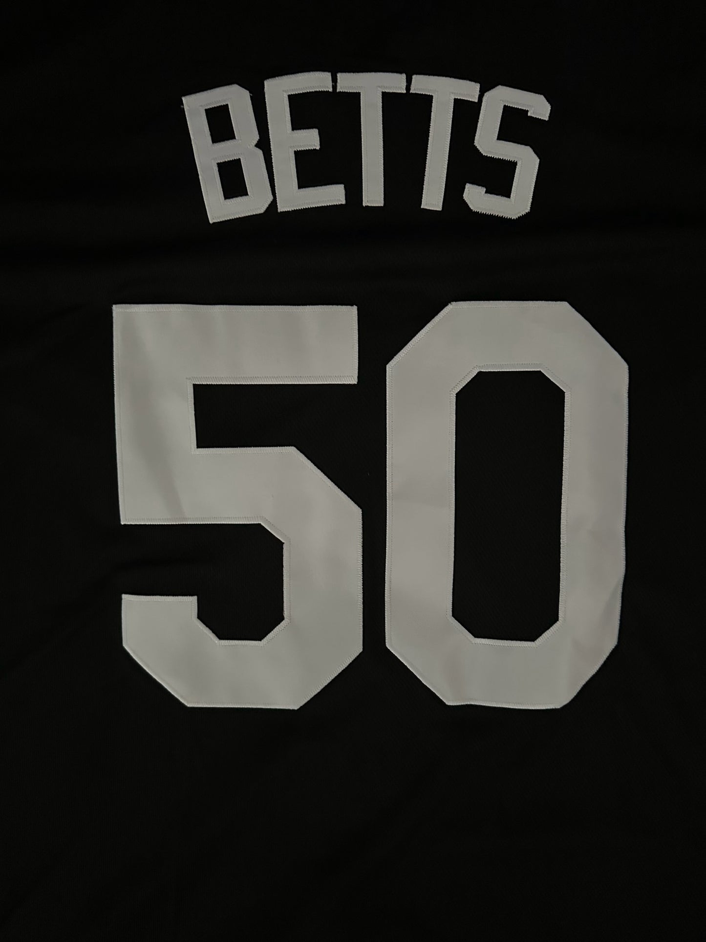 Los Angeles LA Dodgers MLB Baseball Shirt Large Betts 50 Black