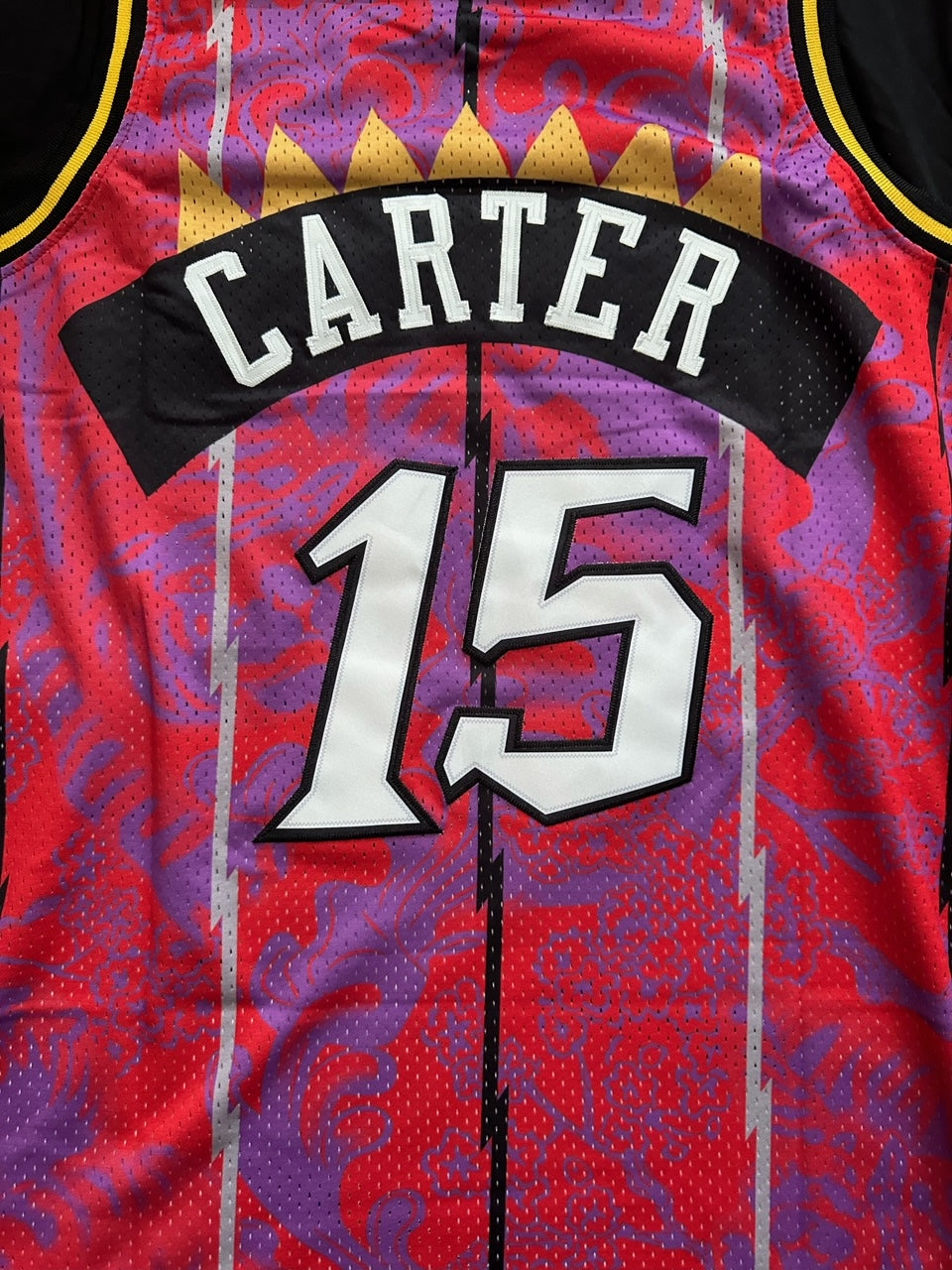 Retro Hardwood Classics Toronto Raptors Carter Basketball Vest Large