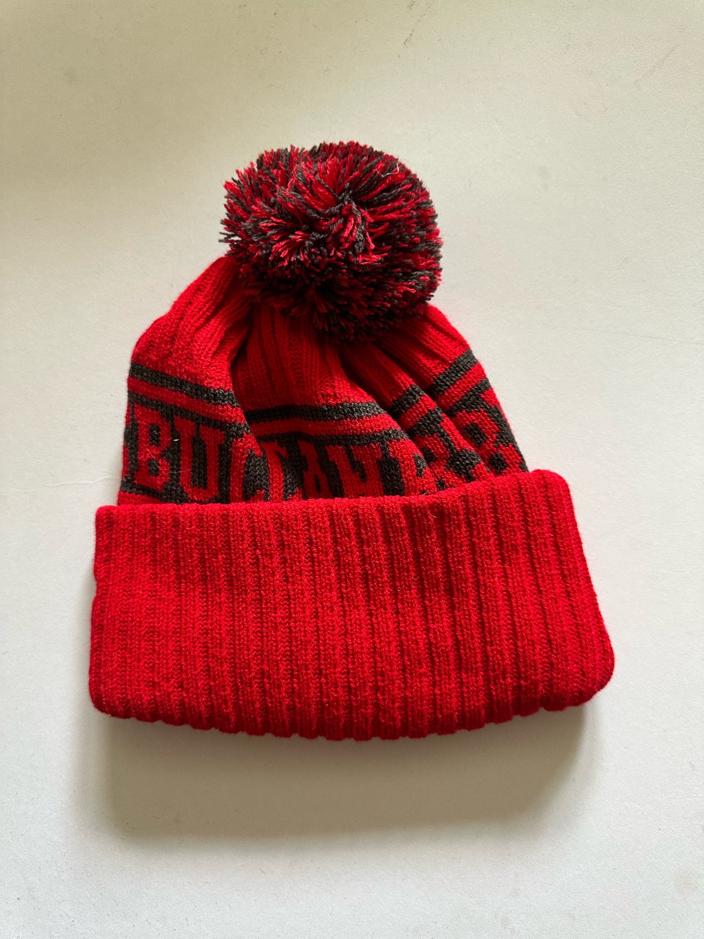 Tampa Bay Buccaneers NFL Bobble Beanie Multi Colour With Tags on