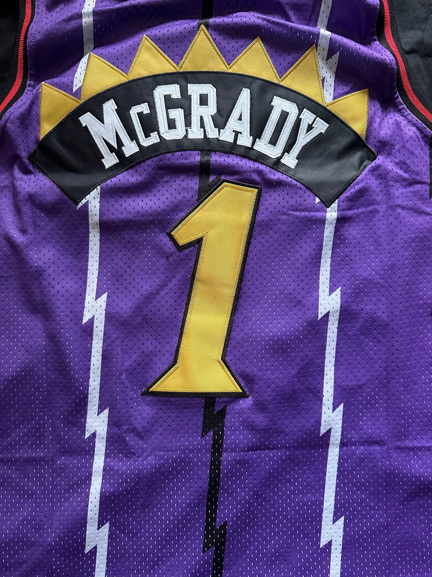 Retro Hardwood Classics Toronto Raptors McGrady Basketball Vest Large