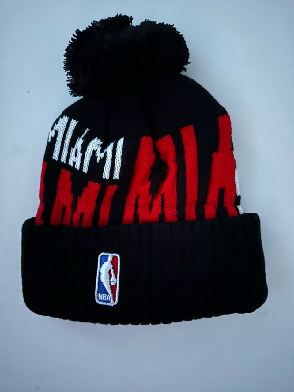 Miami Heat NBA Bobble Beanie Multi Colour With Tags on