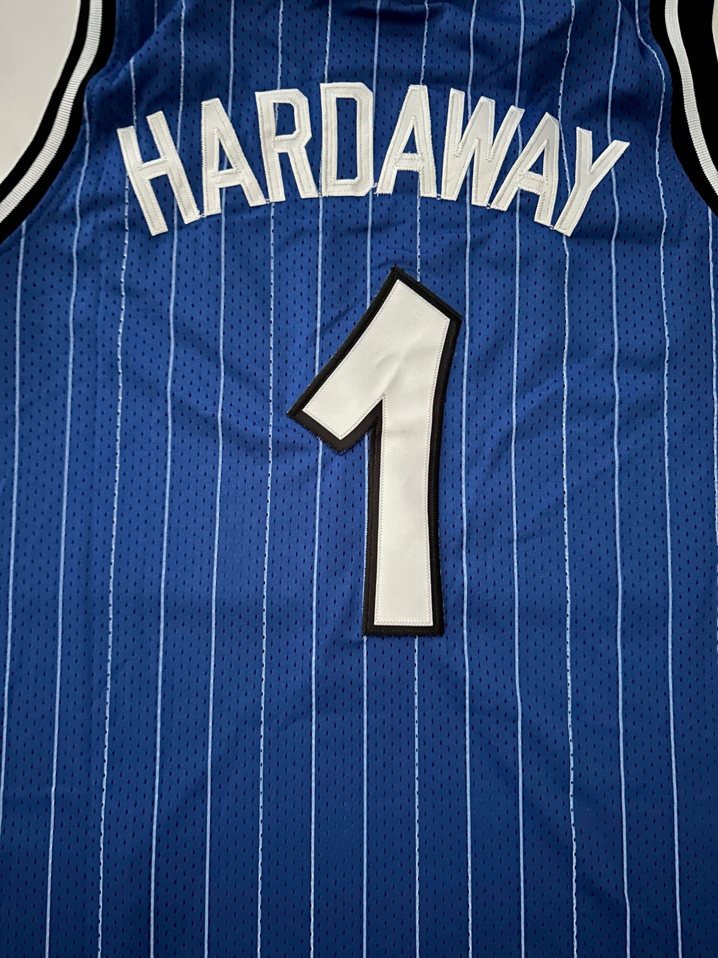 Orlando Magic NBA Hardwood Classics Basketball Vest Large Hardaway 1 Blue