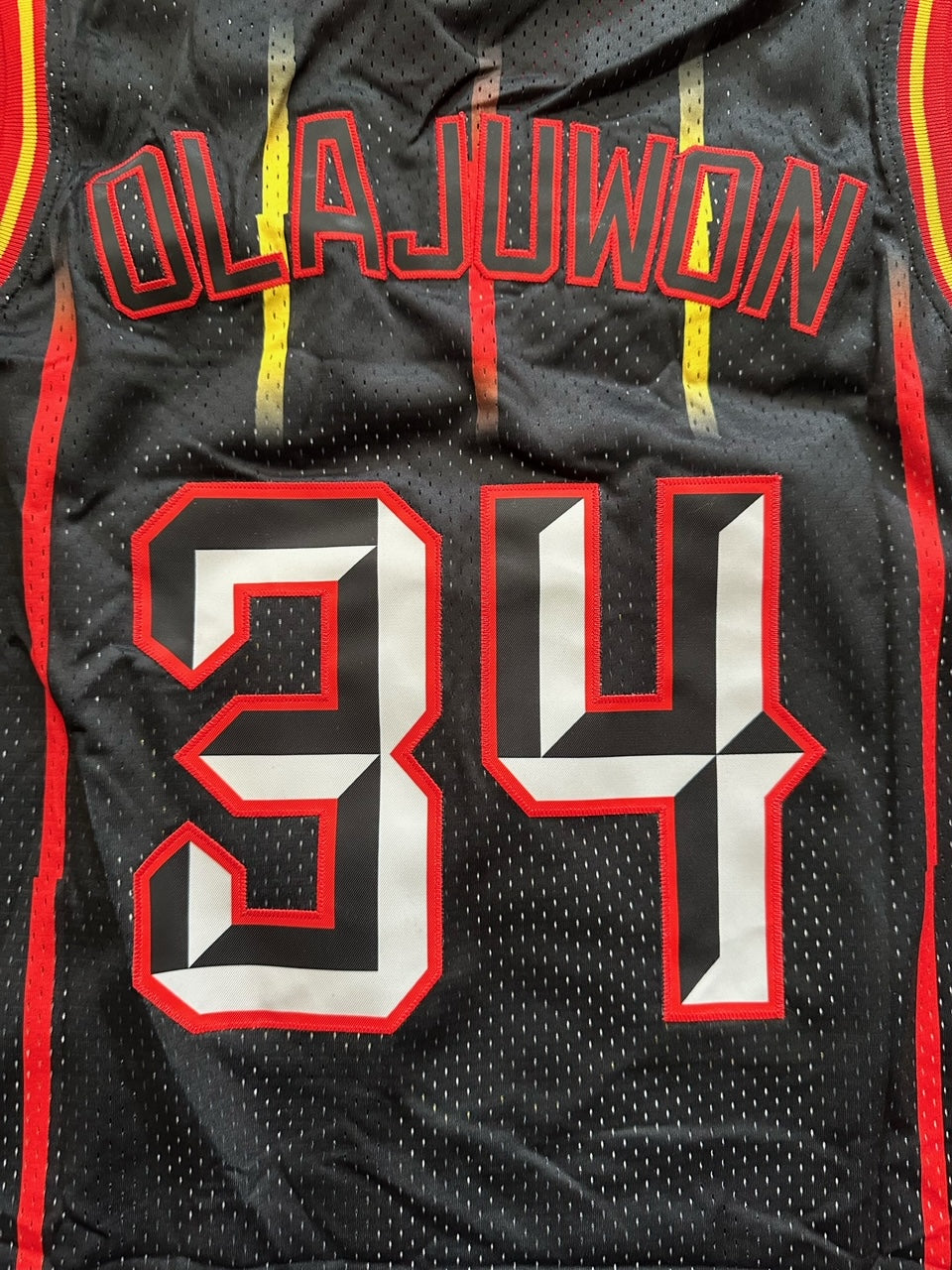 Retro Hardwood Classics Houston Rockets Olajuwon Basketball Vest Large