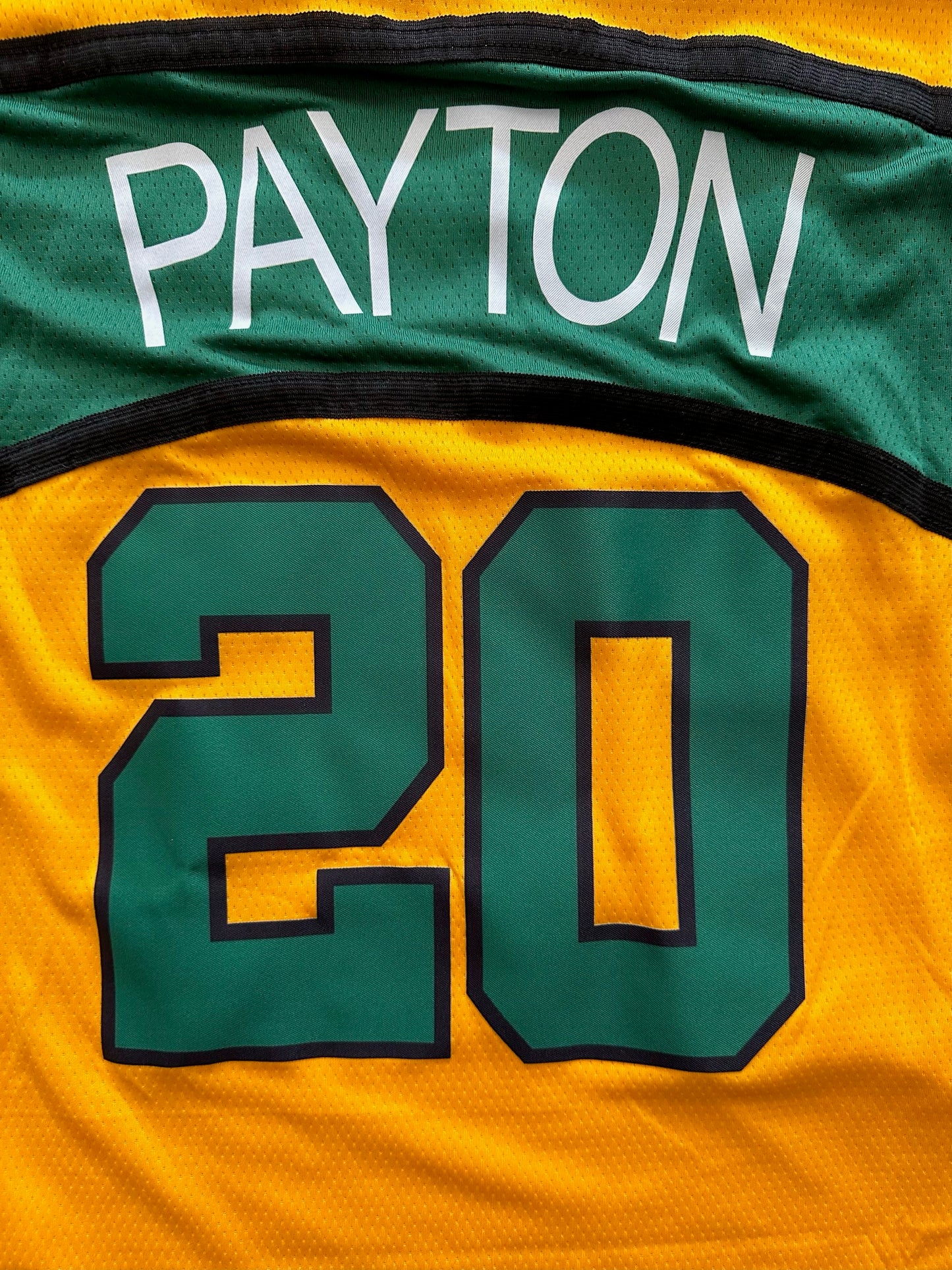 Retro Hardwood Classics Seattle Supersonics Payton Basketball Vest Large