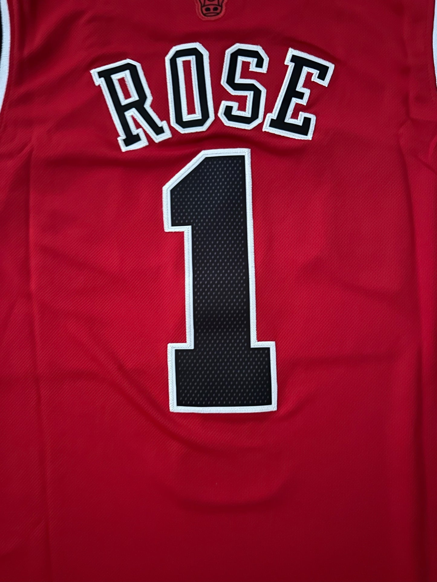 Chicago Bulls NBA Rose Basketball Vest Large 1 Red