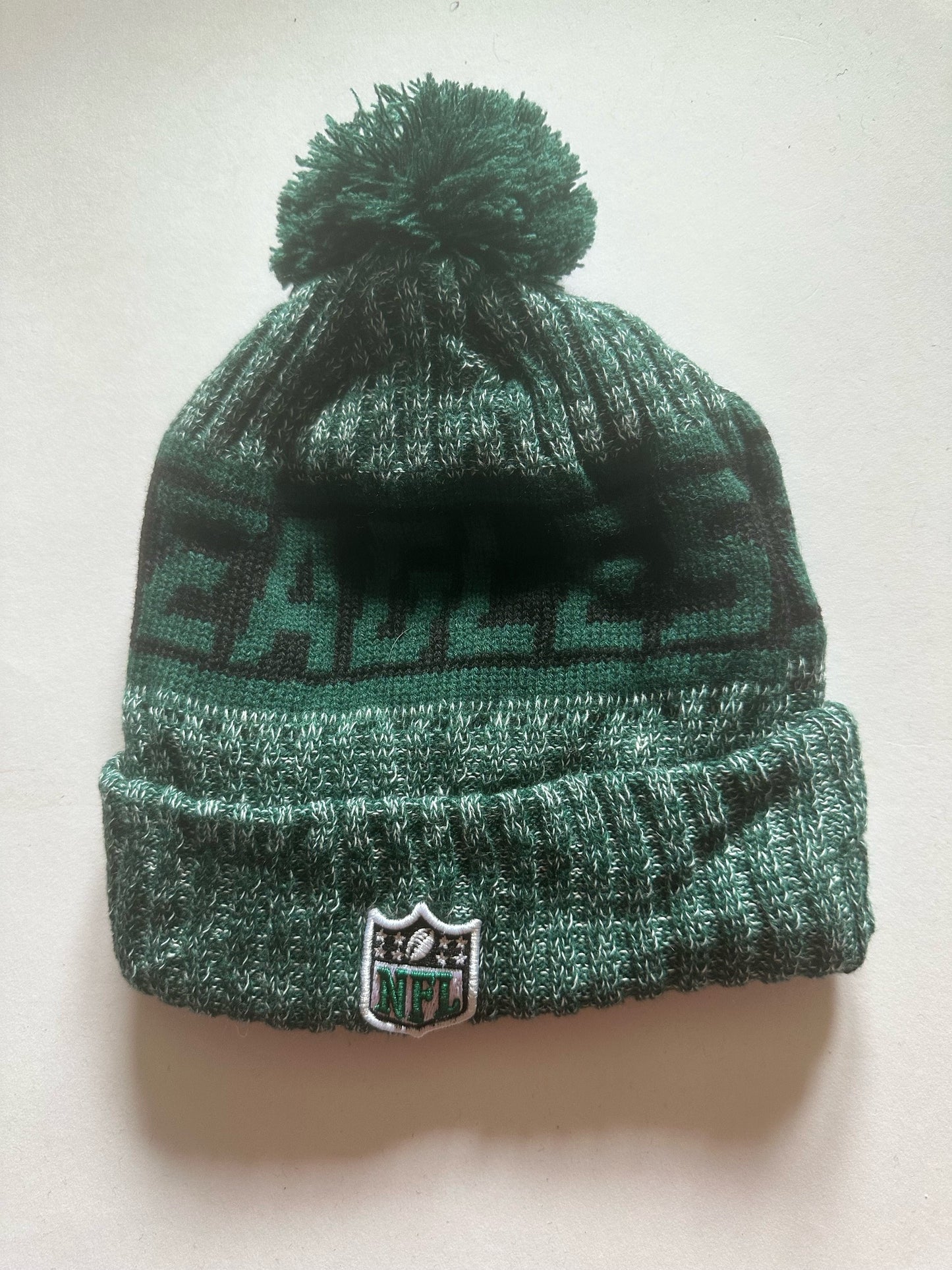 Philadelphia Eagles NFL Bobble Beanie Multi Colour With Tags on