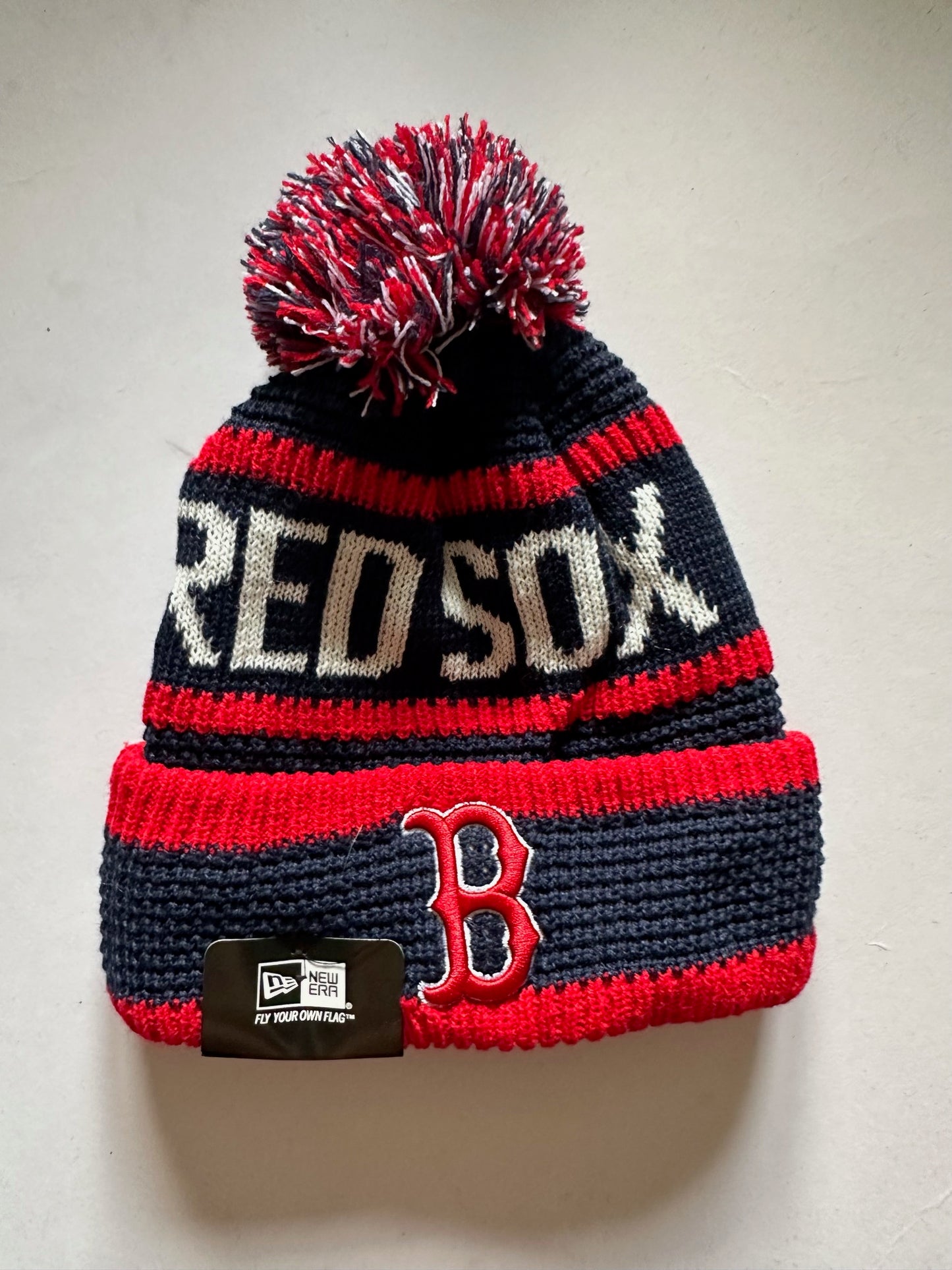 Boston Red Sox MLB Bobble Beanie Multi Colour With Tags on