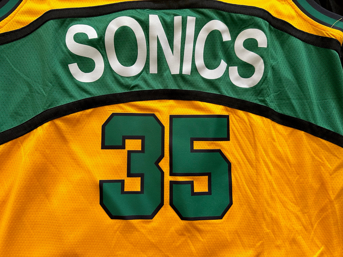 Retro Hardwood Classics Seattle Supersonics Durant Basketball Vest Large