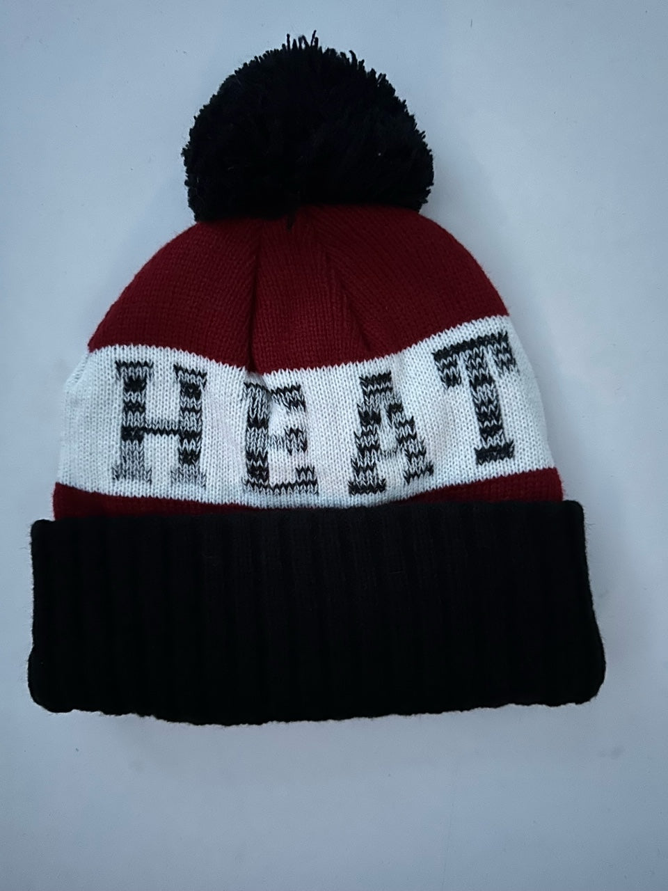 Miami Heat NBA Bobble Beanie Multi Colour With Tags on