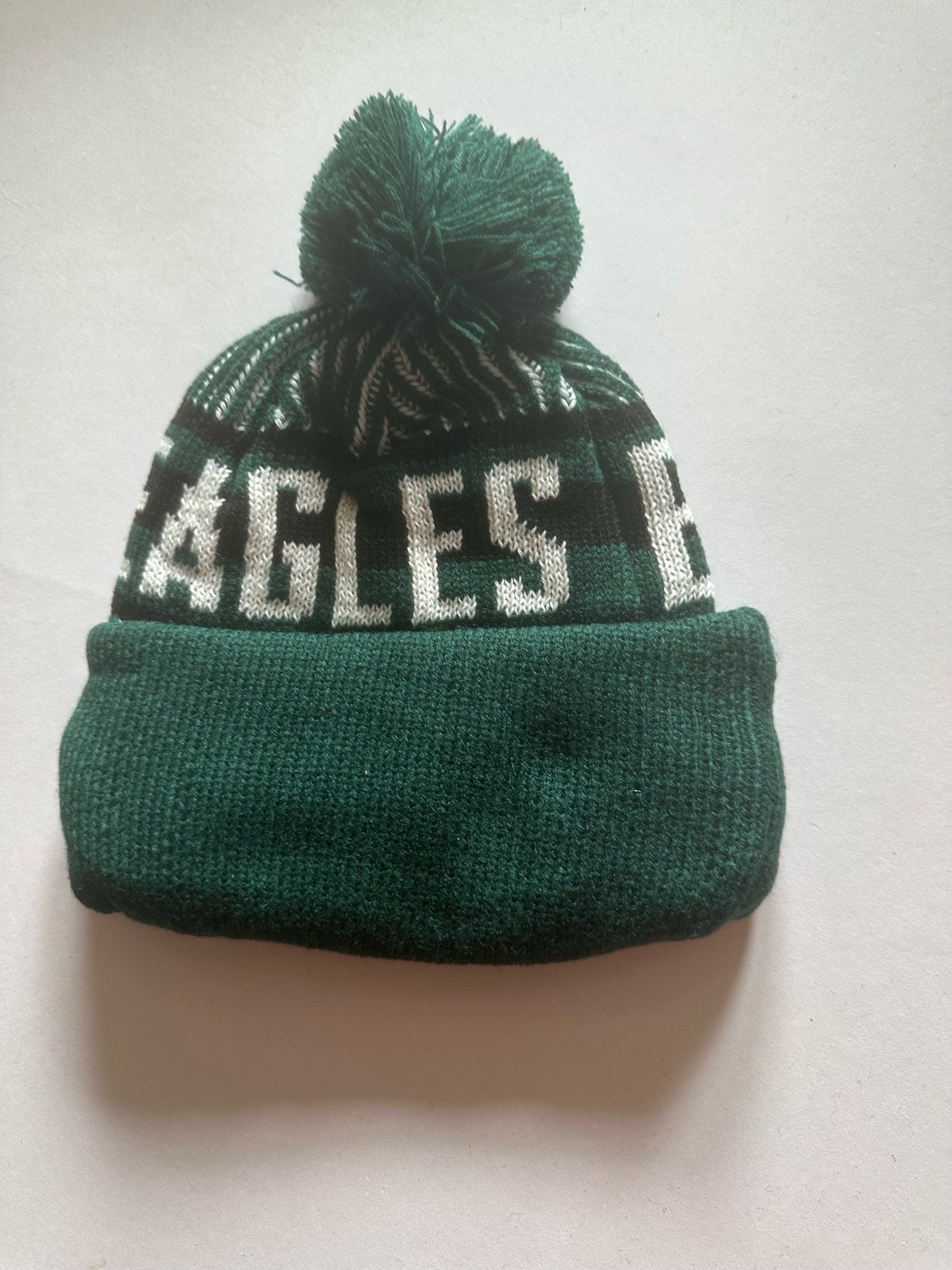 Philadelphia Eagles NFL Bobble Beanie Multi Colour With Tags on