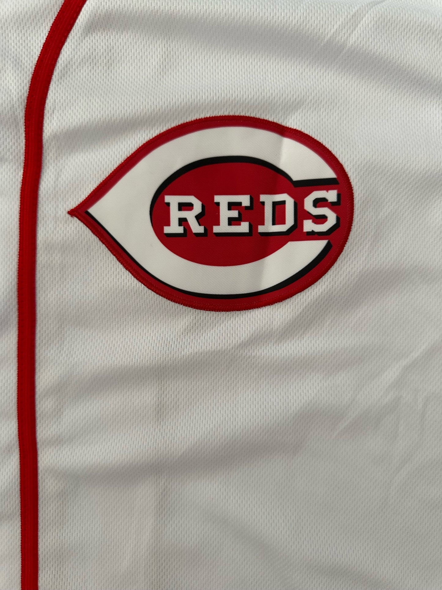 Cincinnati Reds MLB Baseball Shirt Large Votto 17 White