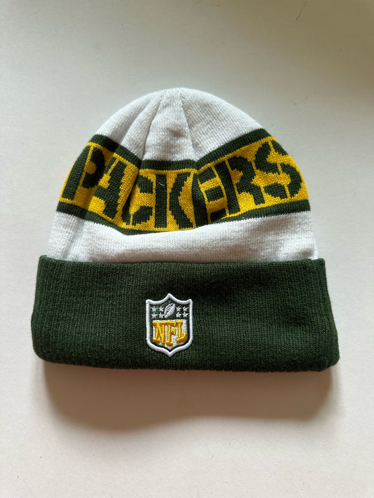 Green Bay Packers NFL Bobble Beanie Multi Colour With Tags on
