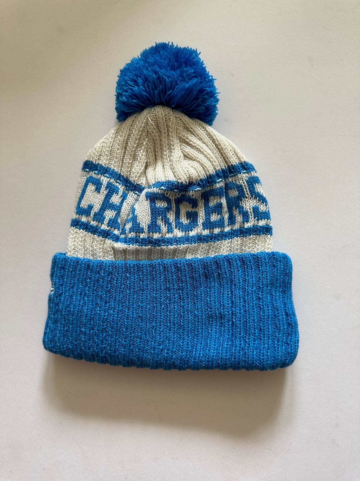 Los Angeles Chargers NFL Bobble Beanie Multi Colour With Tags on