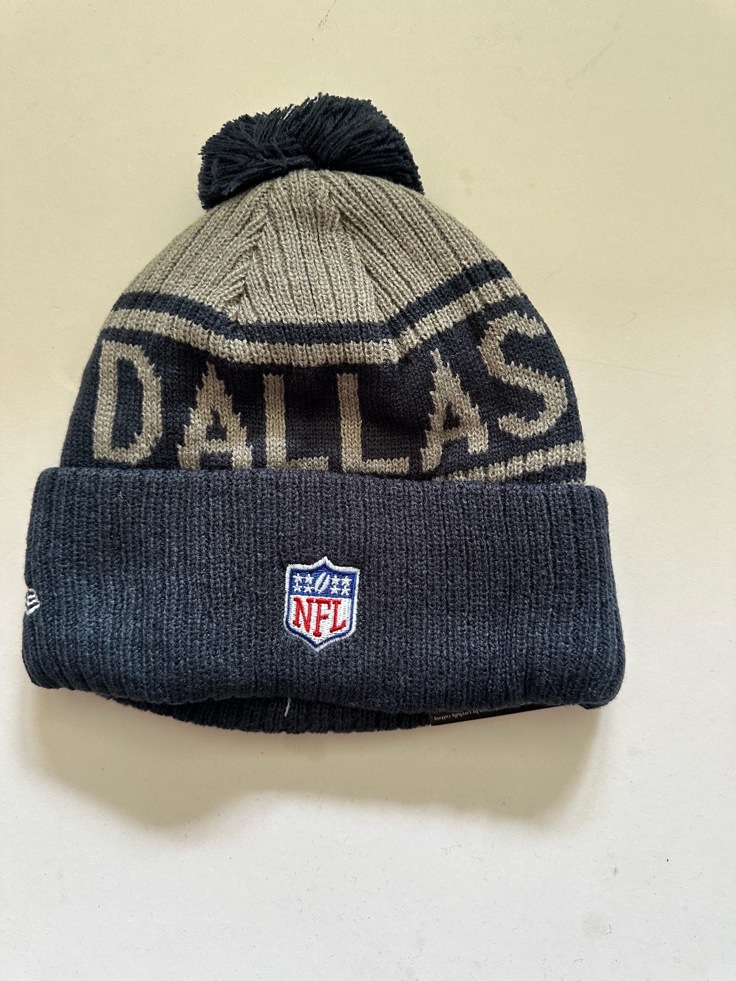 Dallas Cowboys NFL Bobble Beanie Multi Colour With Tags on