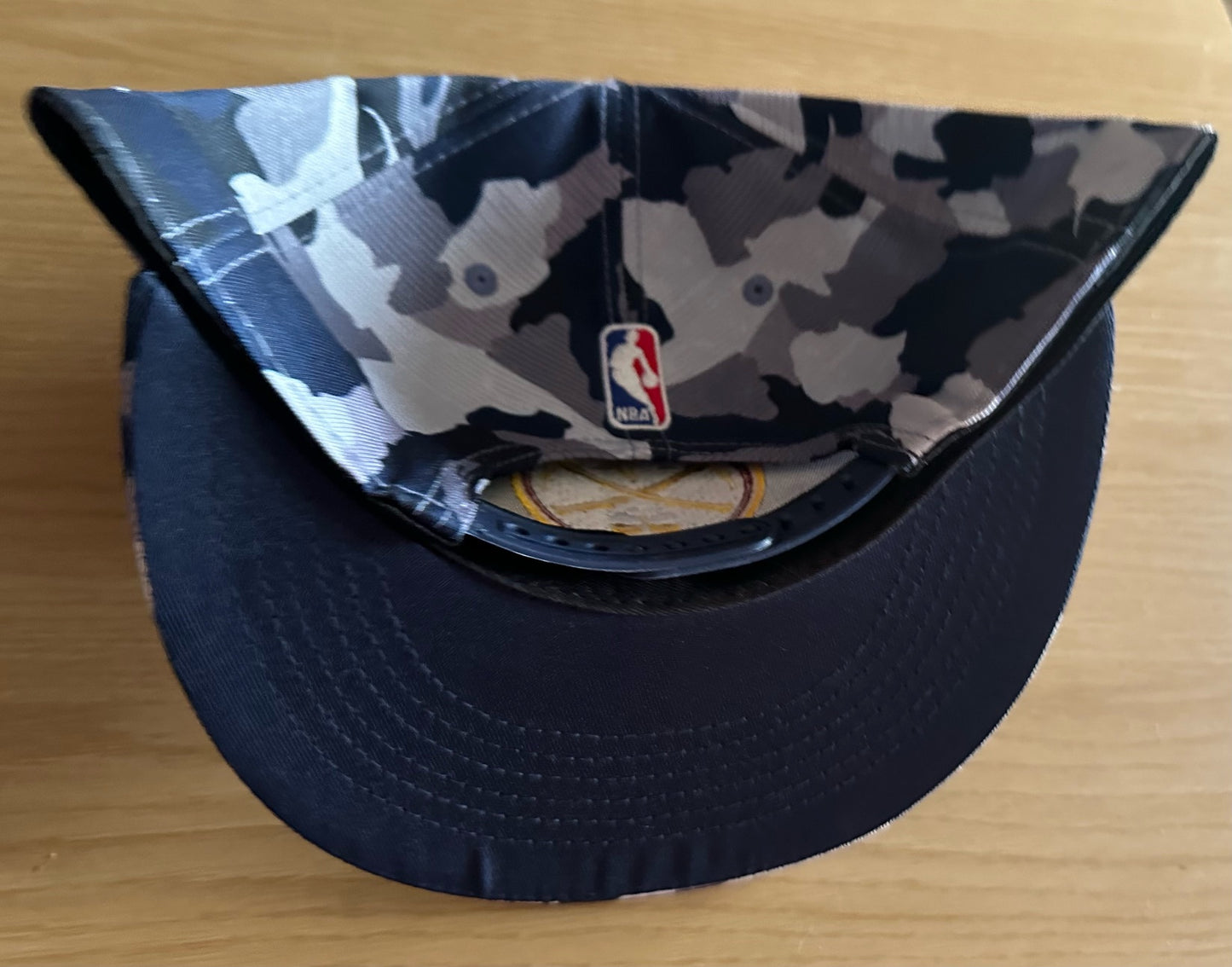 Denver Nuggets NBA SnapBack Camo Baseball Cap Multicolour New With Sticker