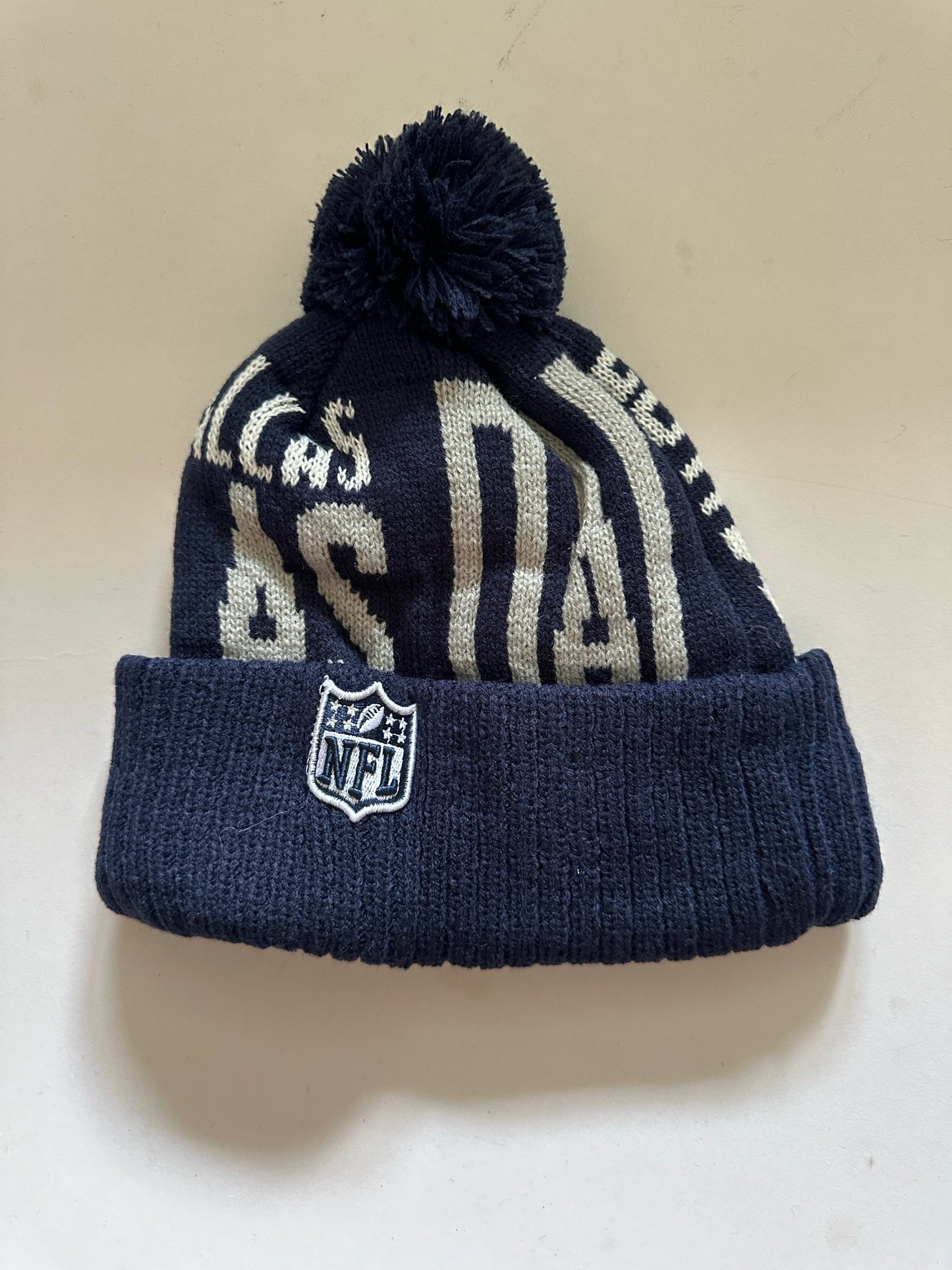 Dallas Cowboys NFL Bobble Beanie Multi Colour With Tags on