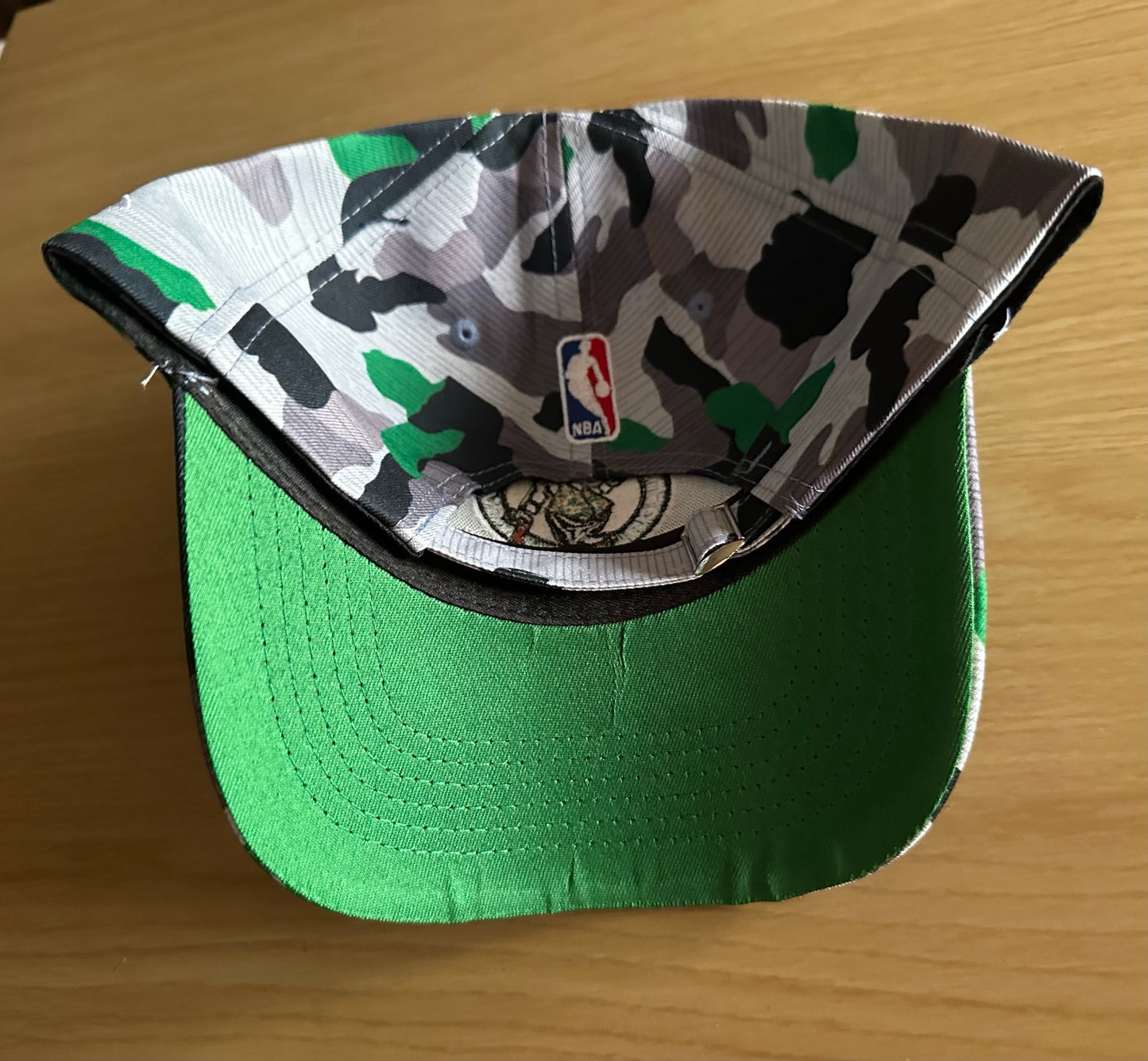 Boston Celtics NBA Camo Baseball Cap Multicolour New With Sticker